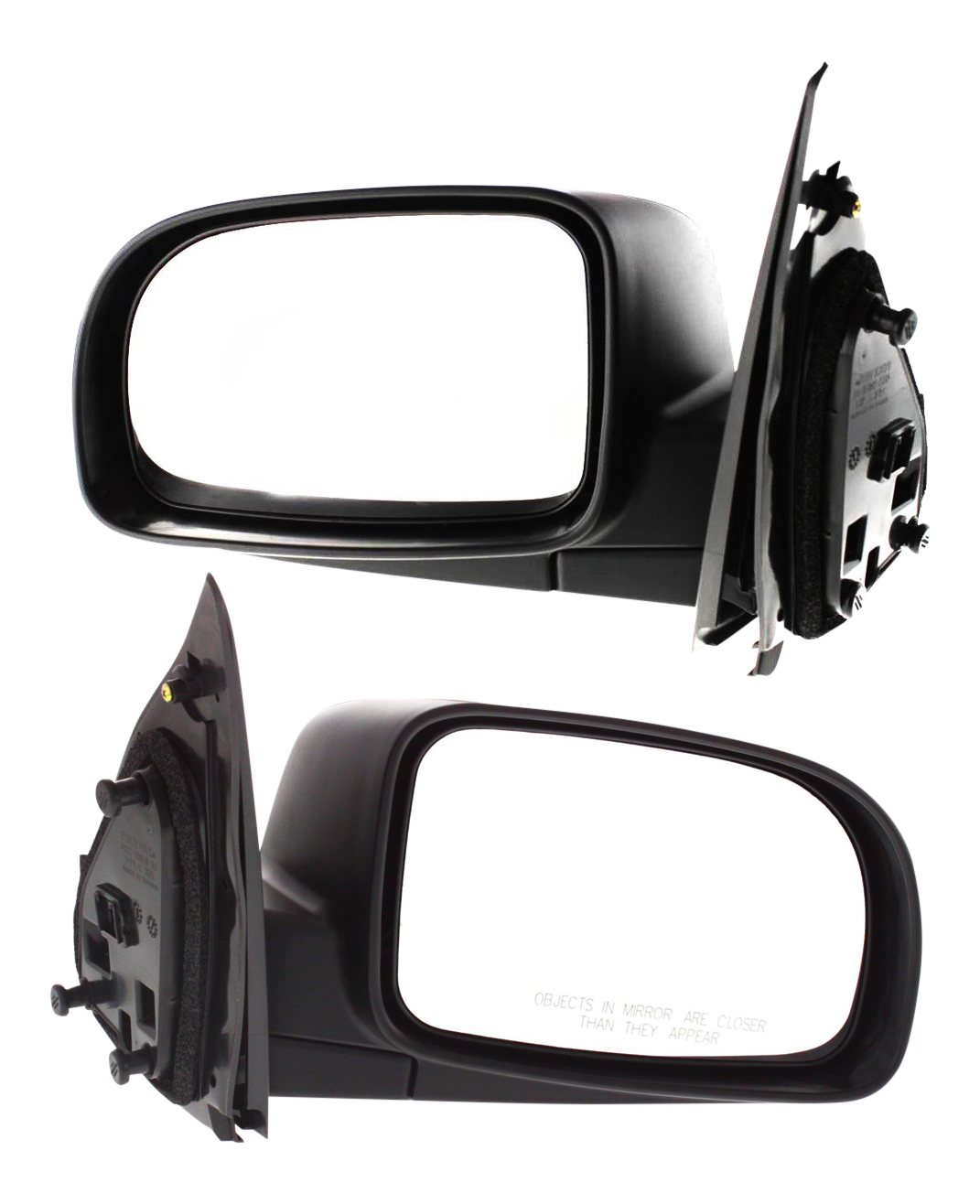 AM SANTA FE 07-09 MIRROR RH AND LH Power Manual Folding Non Heated Textured SKU SET HY28ER Partslink HY1320161 HY1321161 OEM 876100W110-876200W110