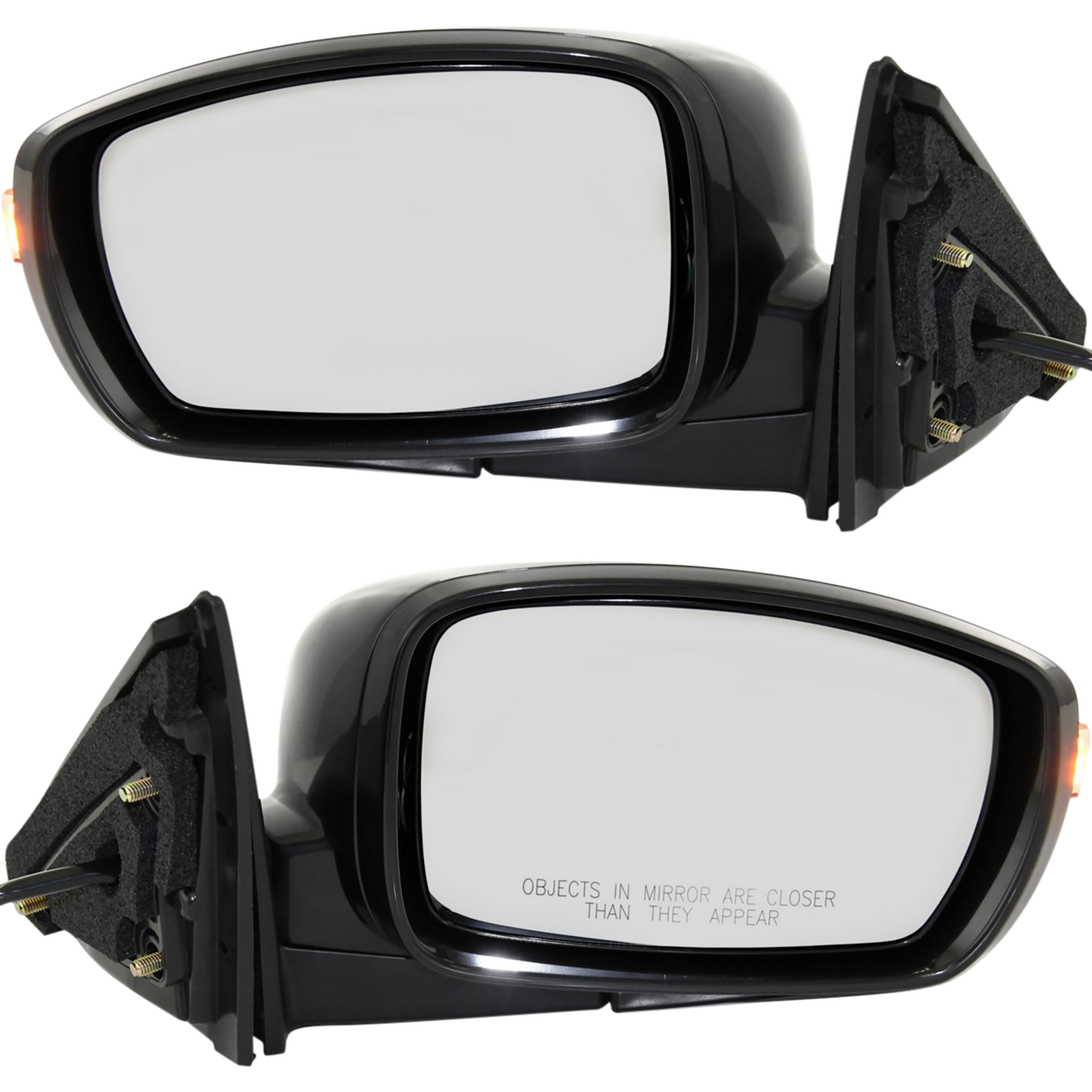 AM GENESIS 09-14 MIRROR RH AND LH Power Manual Folding Heated Paintable w Signal Light Sedan SKU SET HY59ER S Partslink HY1320198 HY1321198 OEM 876103M520-876103M500-876203M5