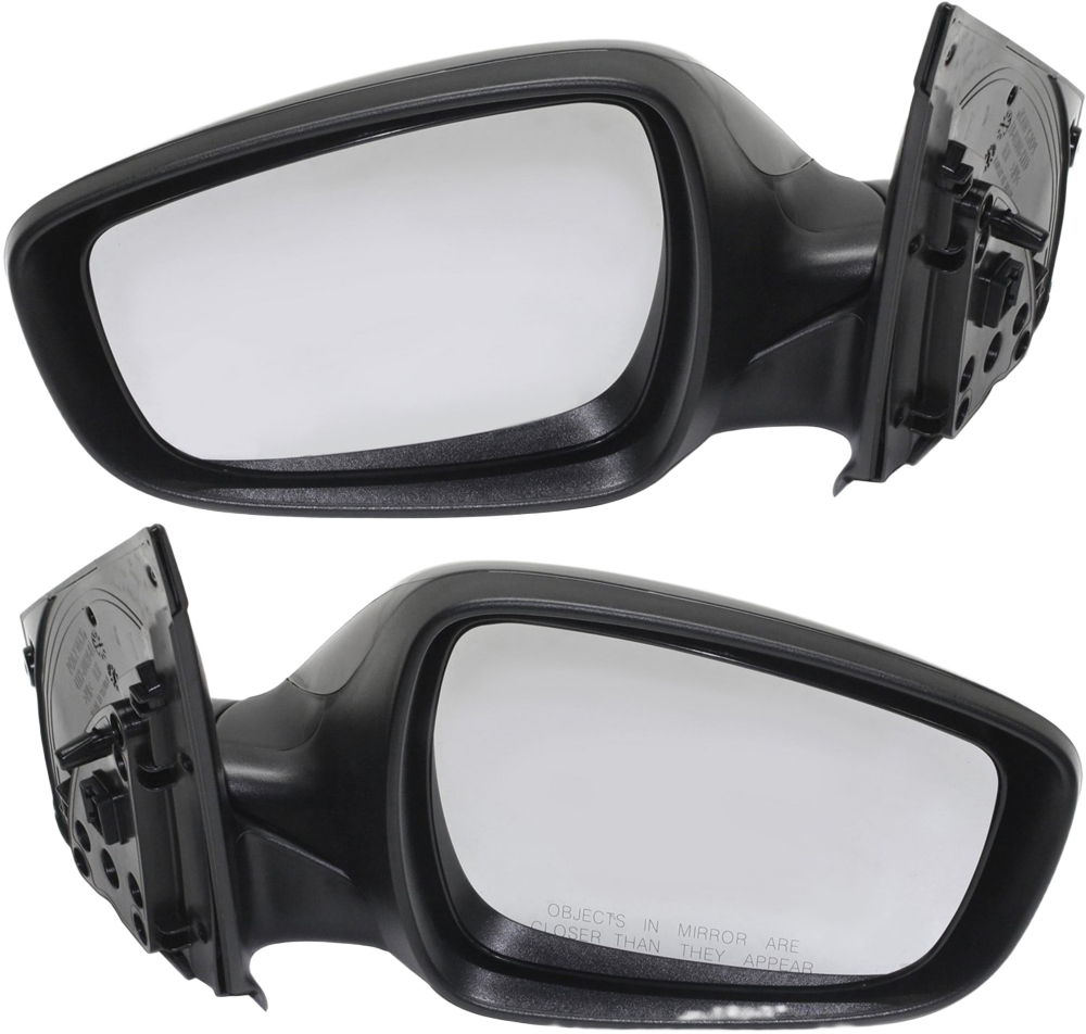 AM ACCENT 12-17 MIRROR RH AND LH Power Manual Folding Non Heated Paintable w In housing Signal Light No Auto dimming BSD and Memory SKU SET HY62ER S Partslink HY1320182 HY1321182 OEM 876101R240-876201R240