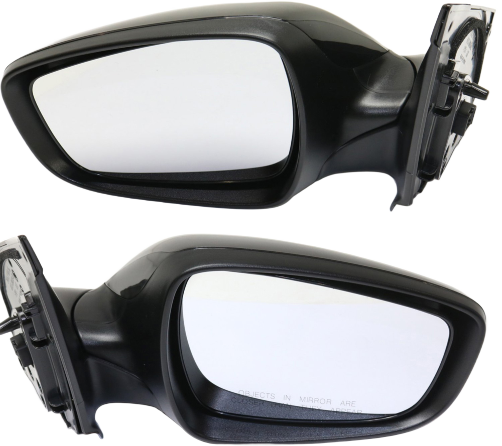 AM ACCENT 12-17 MIRROR RH AND LH Power Manual Folding Non Heated Paintable No Auto dimming BSD Memory and Signal Light SKU SET HY62ER Partslink HY1320180 HY1321180 OEM 876101R210-876201R210