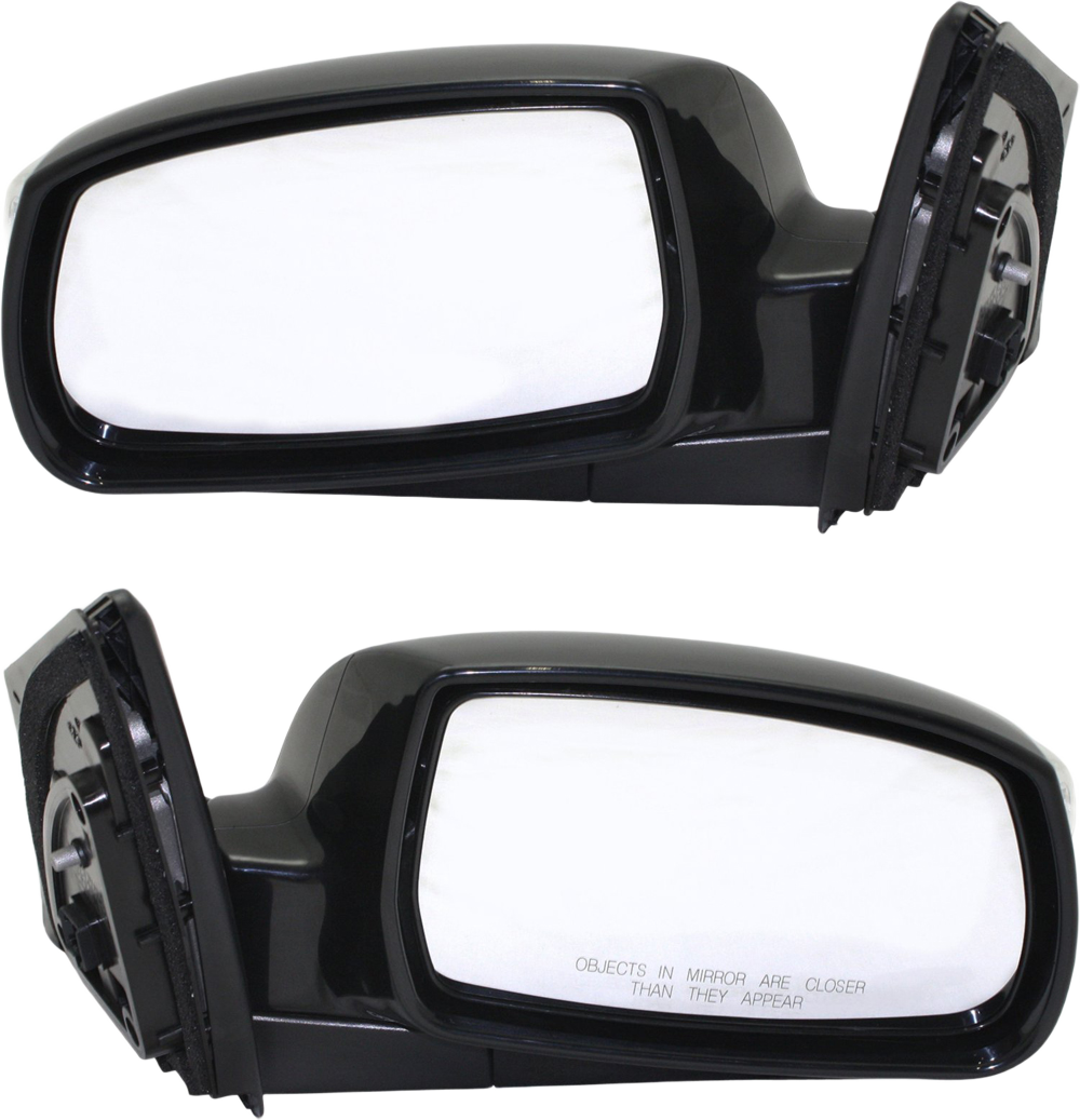 AM TUCSON 10-15 MIRROR RH AND LH Power Manual Folding Non Heated Paintable w Signal Light SKU SET HY63ER S Partslink HY1320177 HY1321177 OEM 876102S040-876202S040