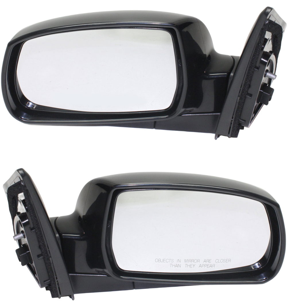 AM TUCSON 10-15 MIRROR RH AND LH Power Manual Folding Non Heated Paintable No Signal Light Type 2 GL GLS Models SKU SET HY63ER Partslink HY1320174 HY1321174 OEM 876202S060CA 876202S070CA