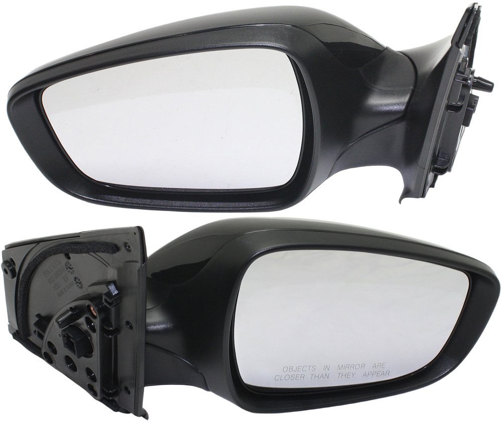 AM ACCENT 12-17 MIRROR RH AND LH Power Manual Folding Heated Paintable w In housing Signal Light No Auto dimming BSD and Memory SKU SET HY66ER S Partslink HY1320183 HY1321183 OEM 876101R230-876201R230
