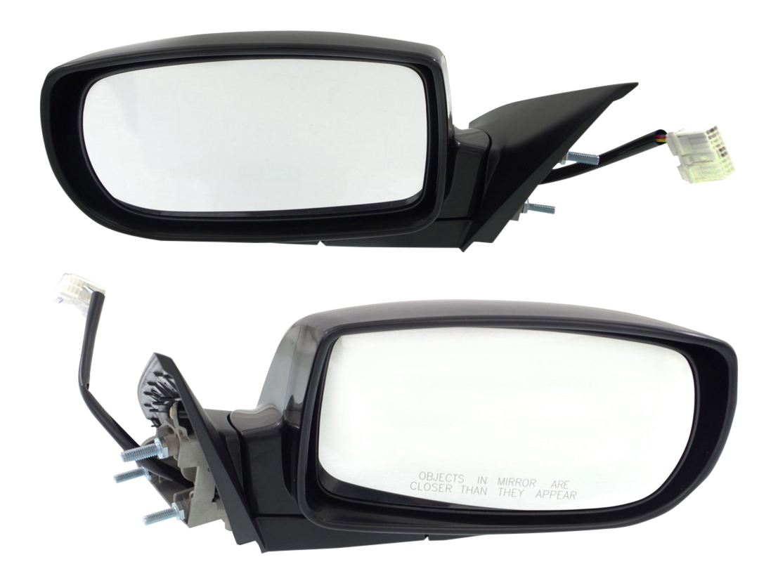 AM GENESIS COUPE 10-16 MIRROR RH AND LH Power Manual Folding Non Heated Paintable w Signal Light SKU SET HY71ER S Partslink HY1320192 HY1321192 OEM 876102M120-876202M120