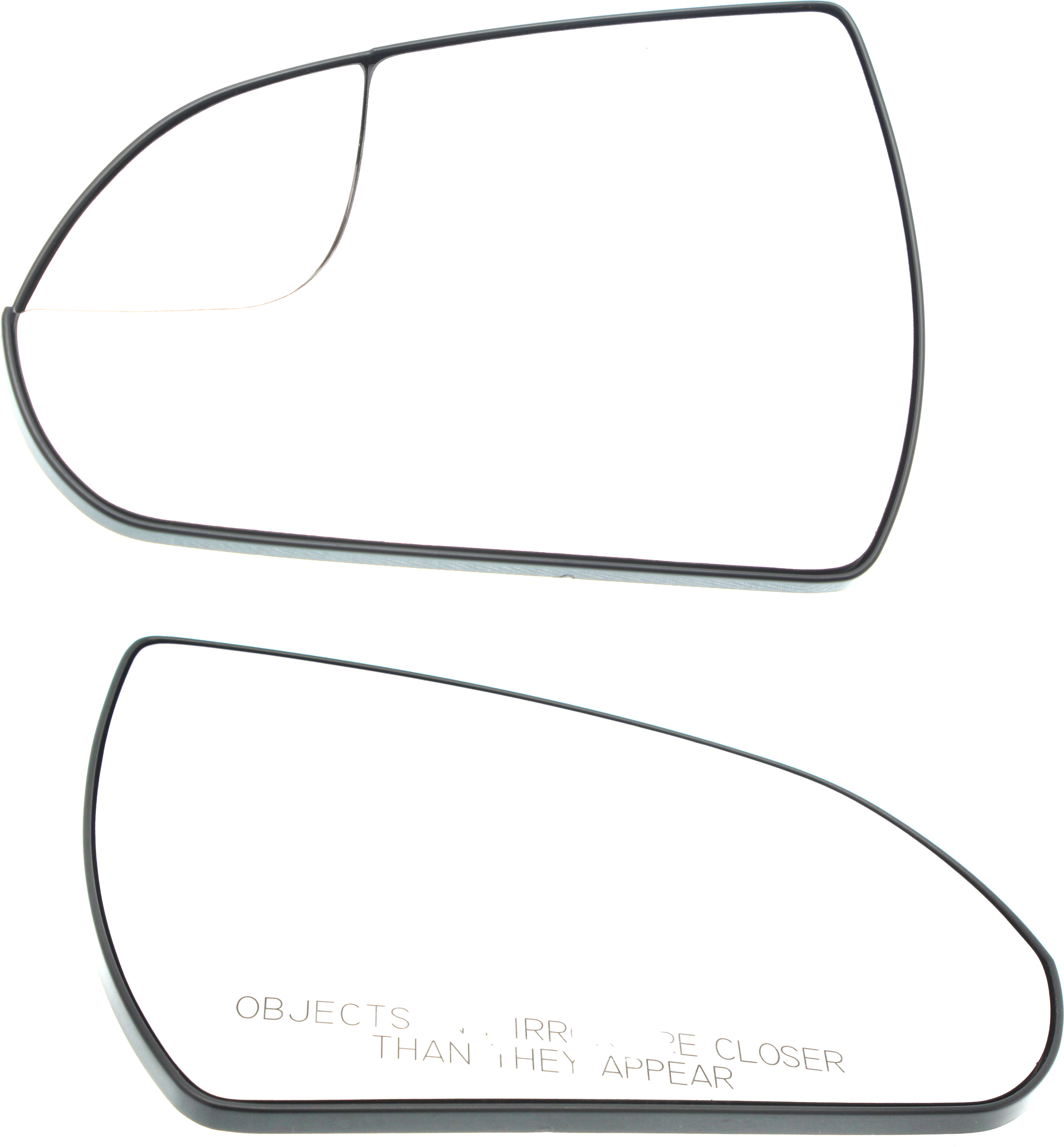 AM ELANTRA 17-18 MIRROR GLASS RH AND LH Heated w Backing Plate No Blind Spot Detection Korea USA Built SKU SET HY76GR OEM 87611F3060-87611F2060-87621F30