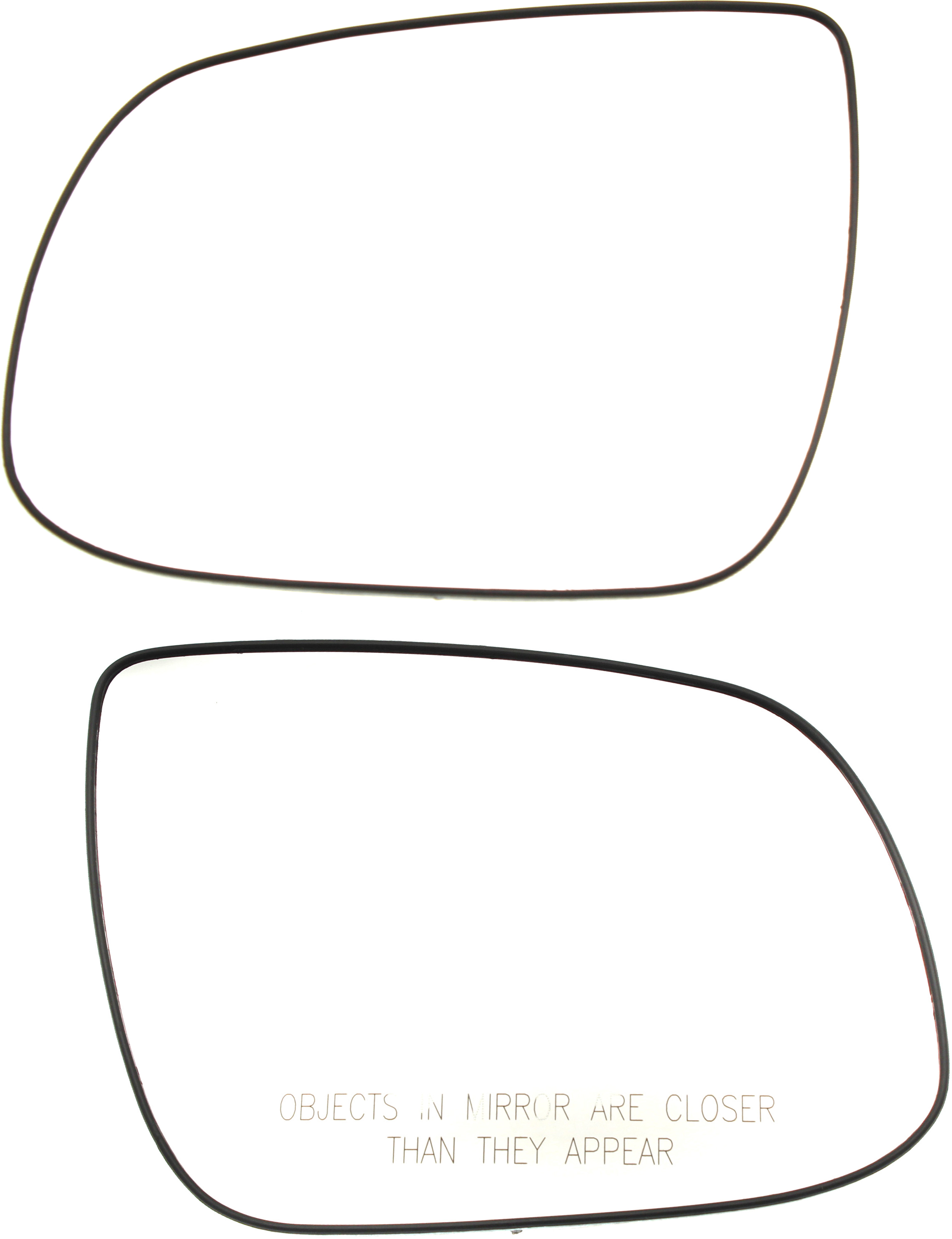 AM ACCENT RIO RIO5-10-11 MIRROR GLASS RH AND LH Non Heated w Backing Plate Hatcback Sedan SKU SET HY78GR Partslink KI1324110 KI1325110 OEM 876111E500-876211E500