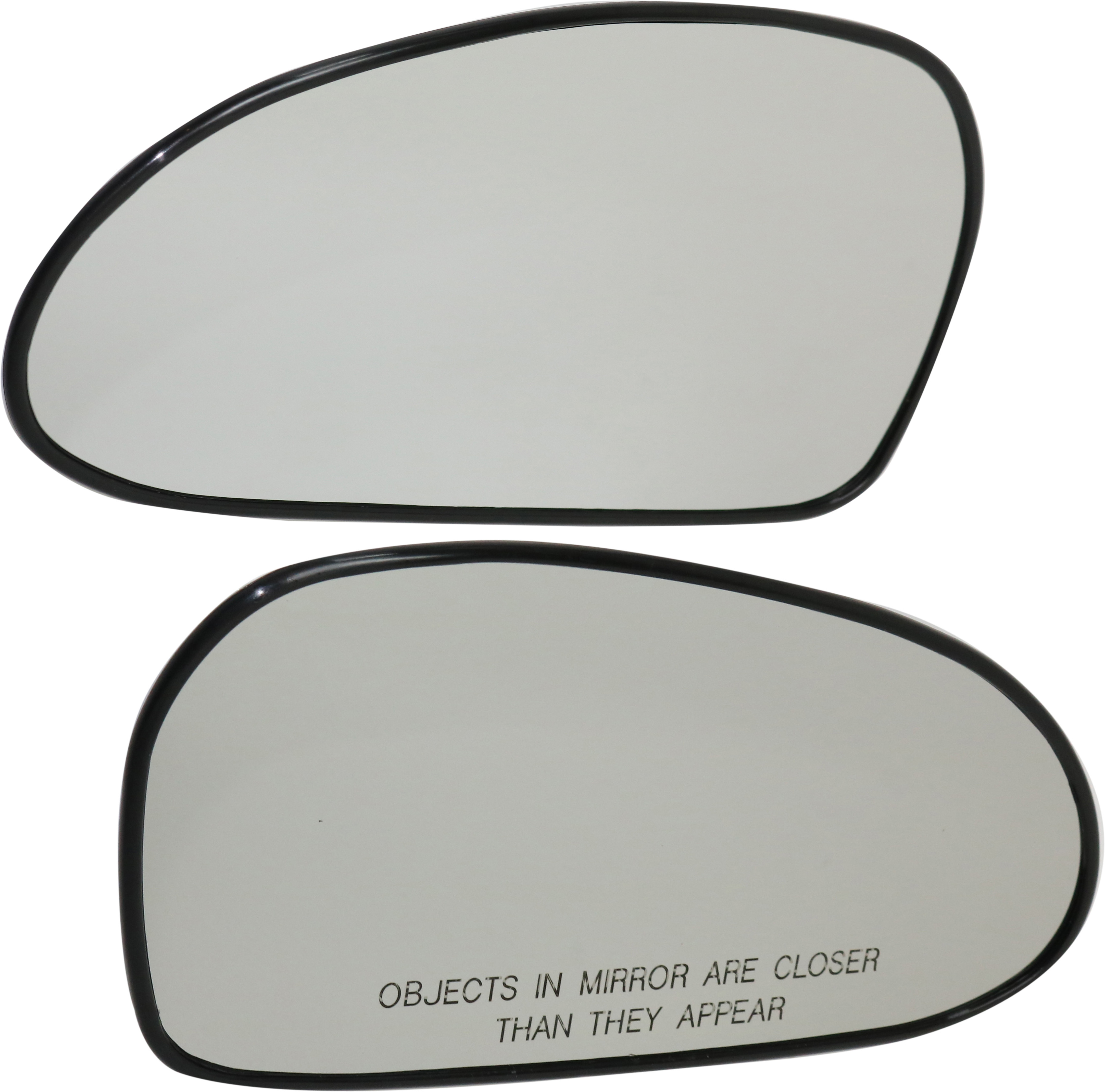 AM SONATA 99-05 MIRROR GLASS RH AND LH Non Heated w Backing Plate SKU SET HY83GR Partslink HY1325117 HY1324117 OEM 8760838400-8760738000