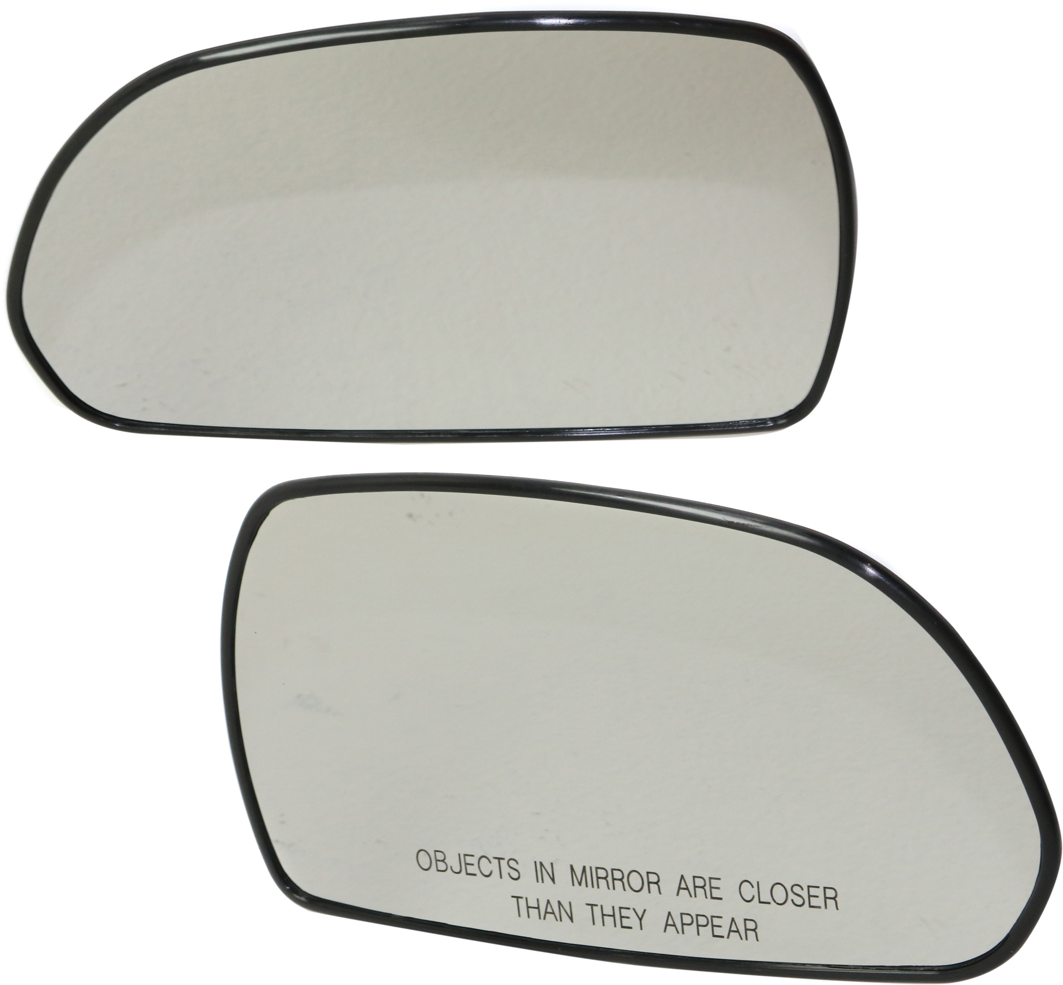 AM ELANTRA 01-06 SPECTRA 02-04 MIRROR GLASS RH AND LH Non Heated Exc. Limited Model HB Sdn w Backing Plate SKU SET HY86GR OEM 876212D410-876212D510-876112D0