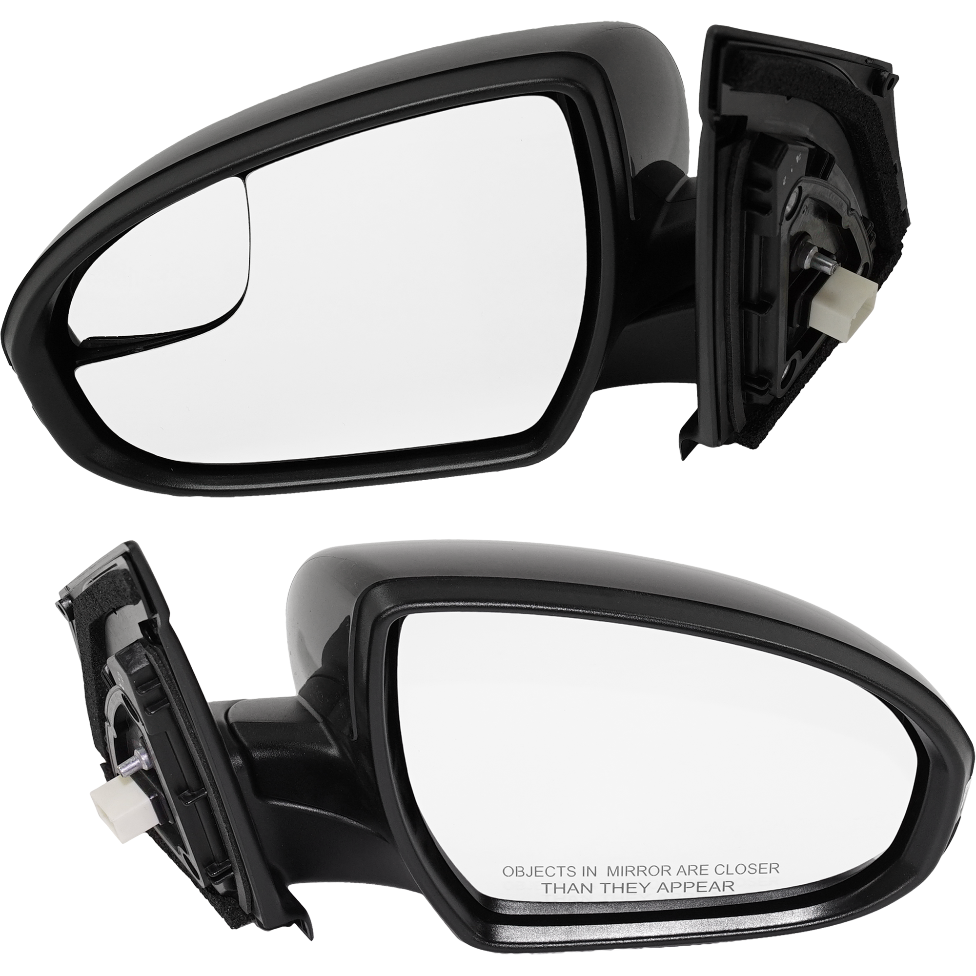 AM TUCSON 16-18 MIRROR RH AND LH Power Manual Folding Heated w Signal Light Paintable SKU SET HY90ER S Partslink HY1320247 HY1321247 OEM 87610D3420-87620D3420