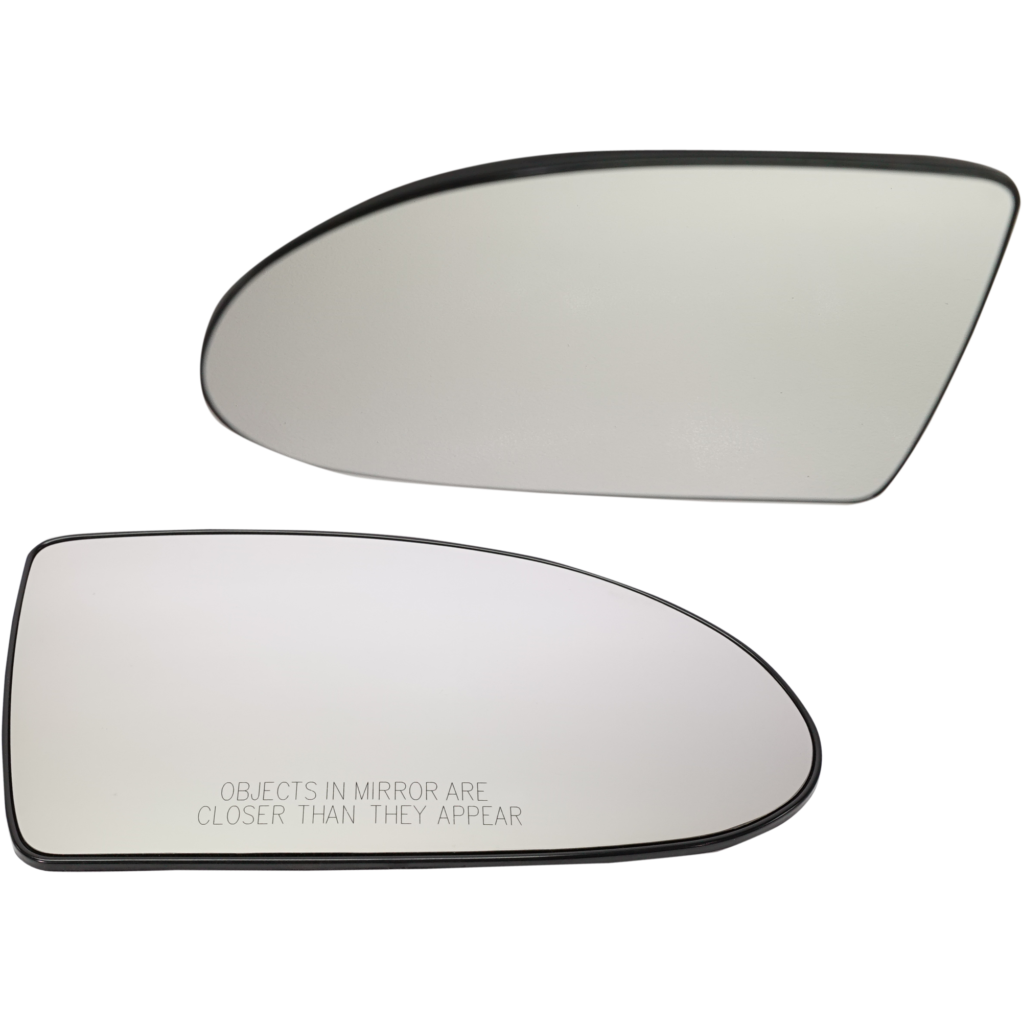 AM ACCENT 06-09 MIRROR GLASS RH AND LH Heated w Backing Plate Hatchback 07-09 SKU SET HY92GR Partslink HY1325112 HY1324112 OEM 876211E120-876111E100
