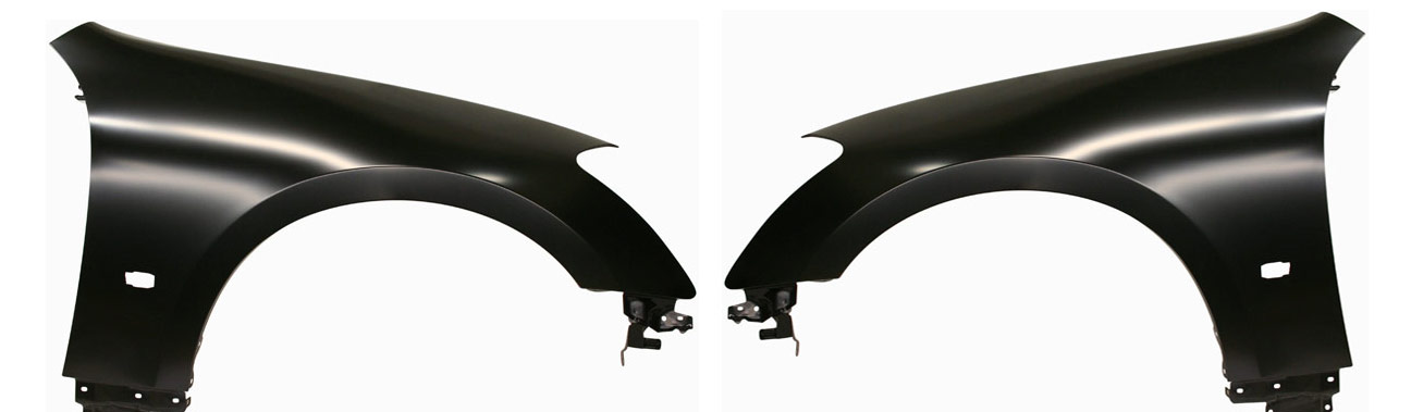 AM M35-06-07 FRONT FENDER RH AND LH Primed CAPA SKU SET I220113Q Partslink IN1241113C IN1240113C OEM F3100EH1MA F3101EH1MA