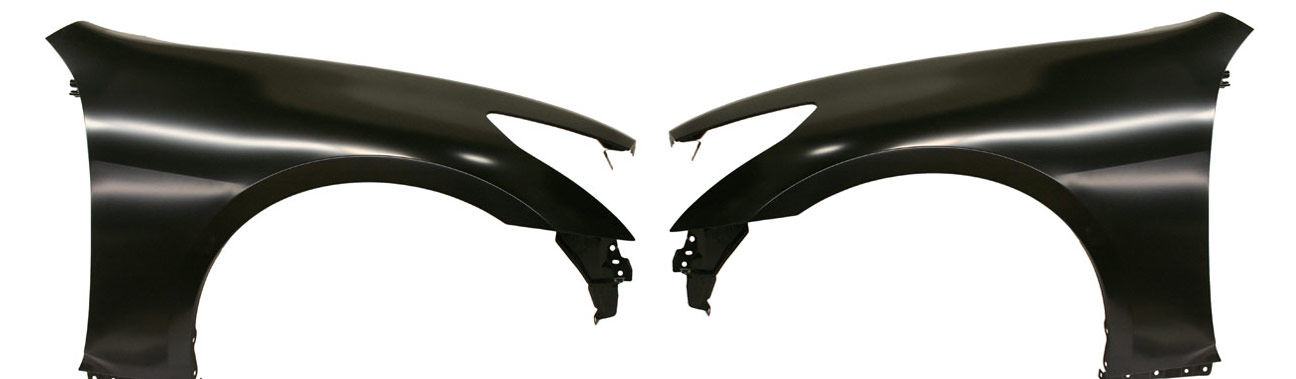 AM G35-07-08 G37-09-13 FRONT FENDER RH AND LH Primed Sedan w Sport Pckg. CAPA SKU SET I220119Q Partslink IN1240110C IN1241110C OEM F3100JK0CA F3101JK0CA