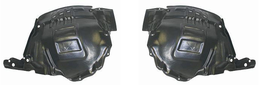 AM QX4-97-03 FRONT FENDER LINER RH AND LH Front Section SKU SET I222117 Partslink IN1249104 IN1248104 OEM 638443W700-638453W700