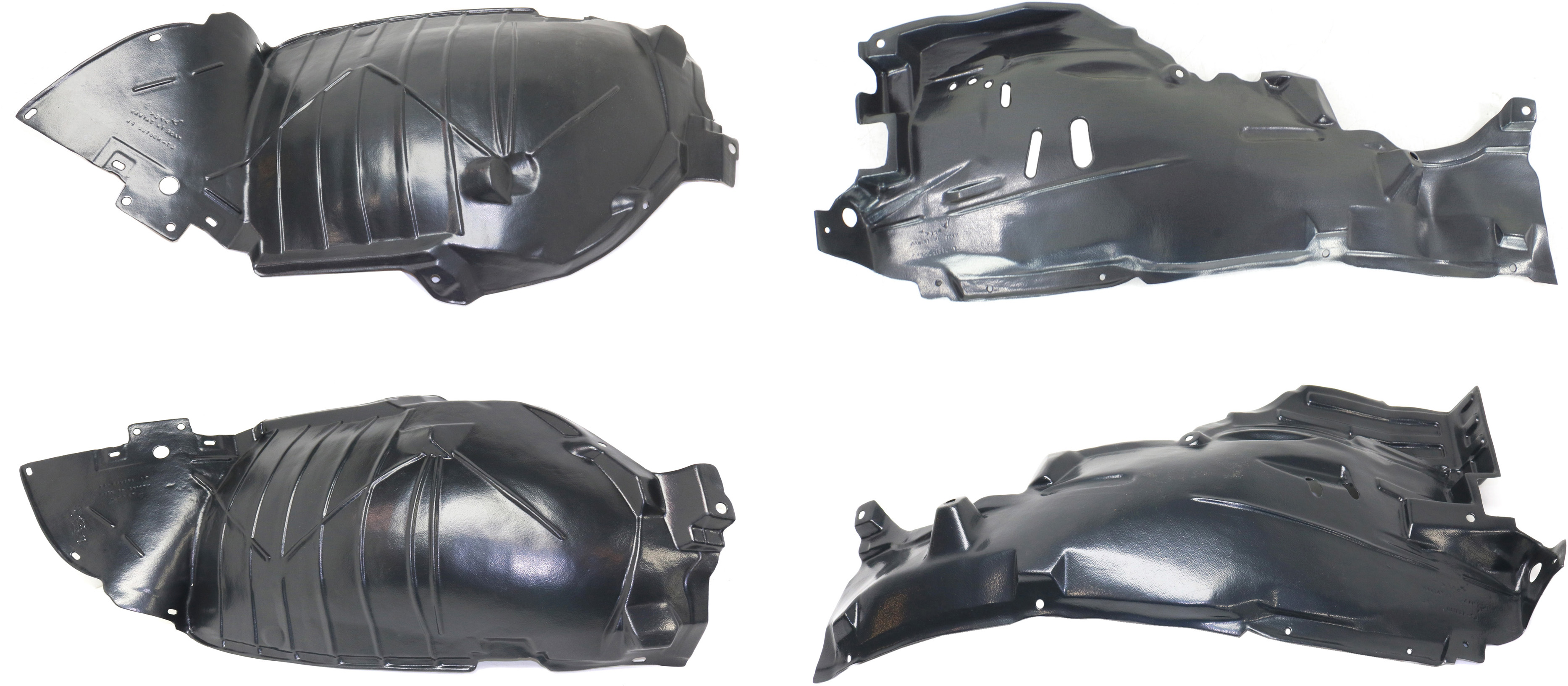 AM G35-05-06 FRONT FENDER LINER RH AND LH Front and Rear Section Sedan SKU SET I222125-4 Partslink IN1251108 IN1250108 IN1251107 IN1250107 OEM 63844AC500-63845AC500-63842AC5