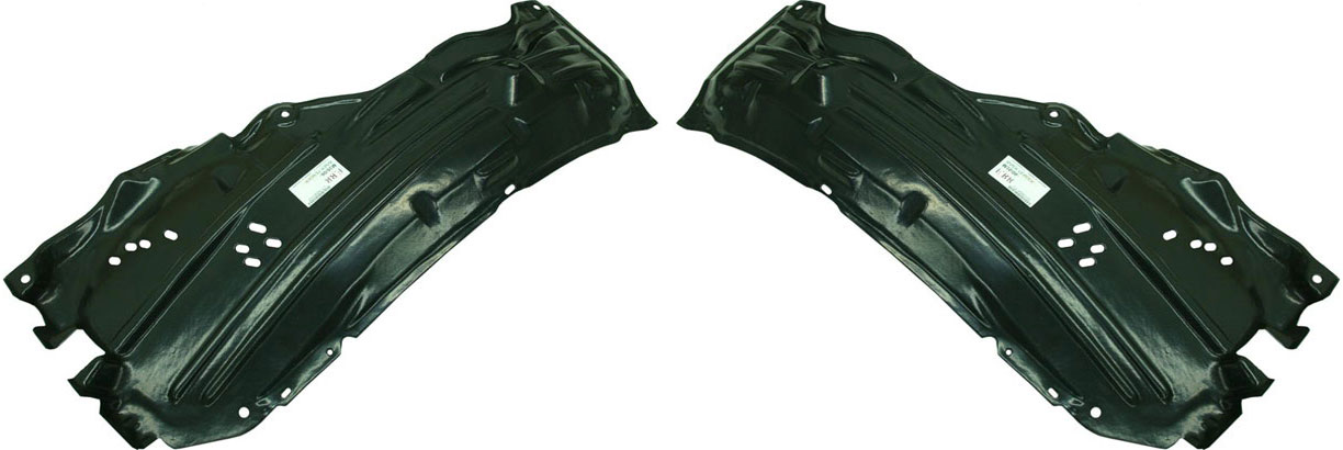 AM M35-06-10 FRONT FENDER LINER RH AND LH Rear Section SKU SET I222129 Partslink IN1250104 IN1251104 OEM 63842EG000-63843EG000