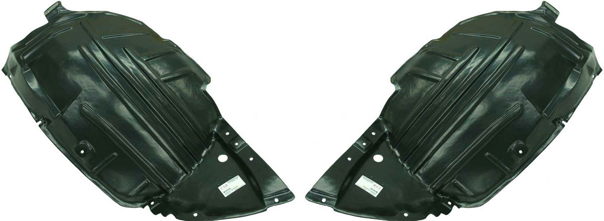 AM M35-06-07 FRONT FENDER LINER RH AND LH Front Section SKU SET I222131 Partslink IN1251110 IN1250111 OEM 63844EG000-63845EG000