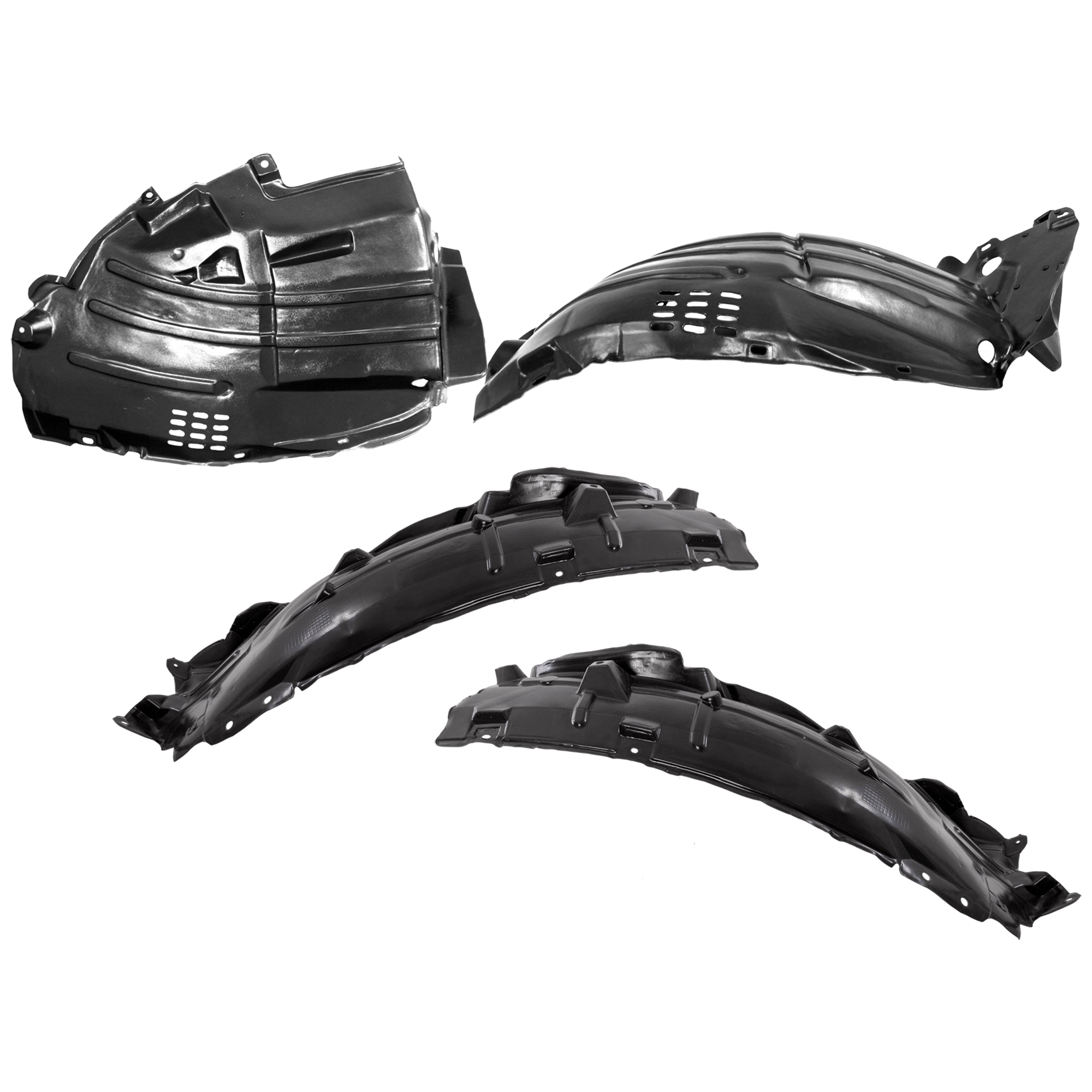AM FX35-06-08 FX45-06-08 FRONT FENDER LINER RH AND LH Front and Rear Section SKU SET I222133-4A