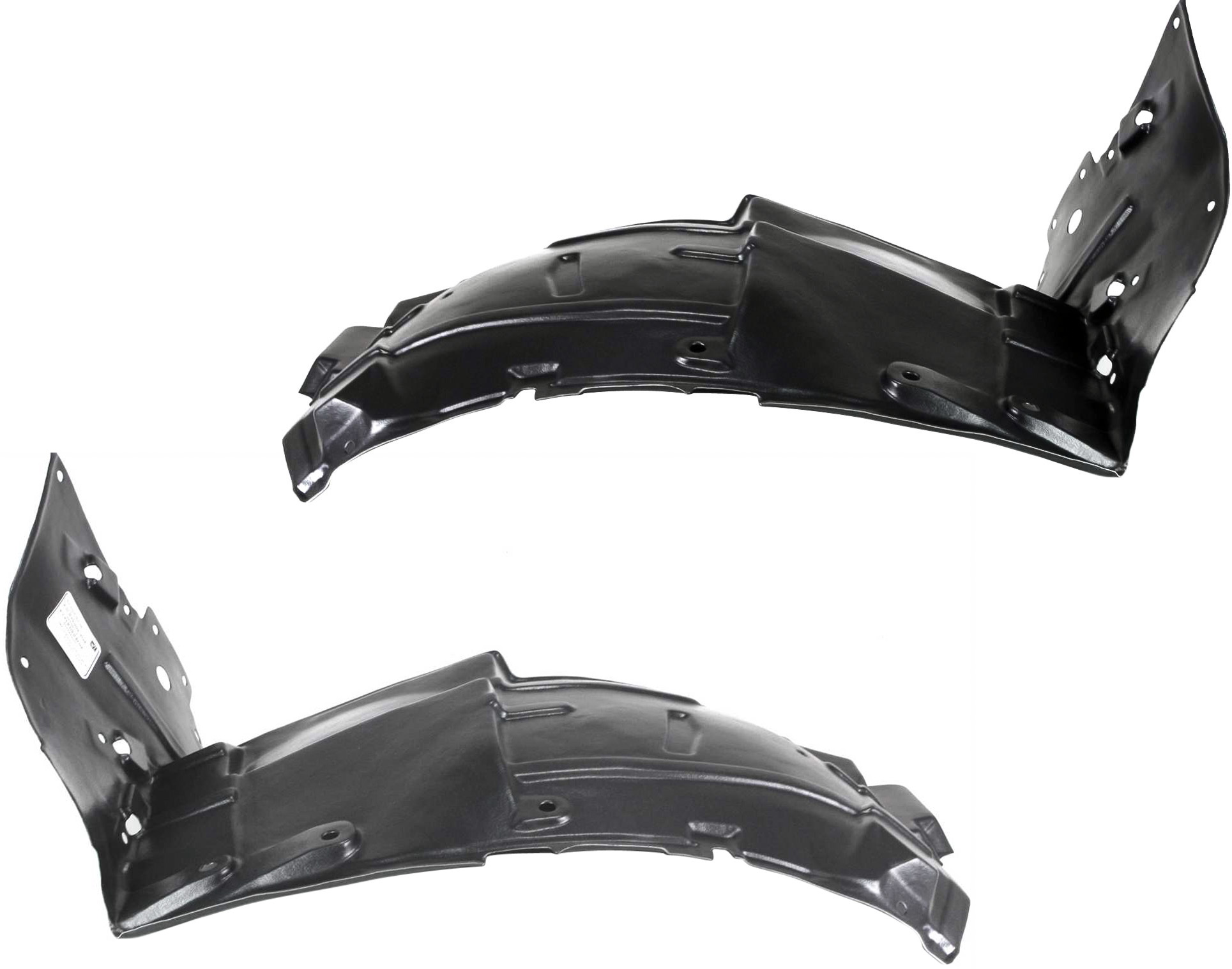 AM G35-07-07 FRONT FENDER LINER RH AND LH Front Section Coupe SKU SET I222141 Partslink IN1251106 IN1250106 OEM 63844AM800-63845AM800