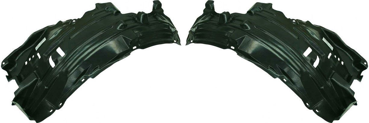 AM G35-03-07 FRONT FENDER LINER RH AND LH Rear Section Coupe SKU SET I222143 Partslink IN1251105 IN1250105 OEM 63842AM800-63843AM800