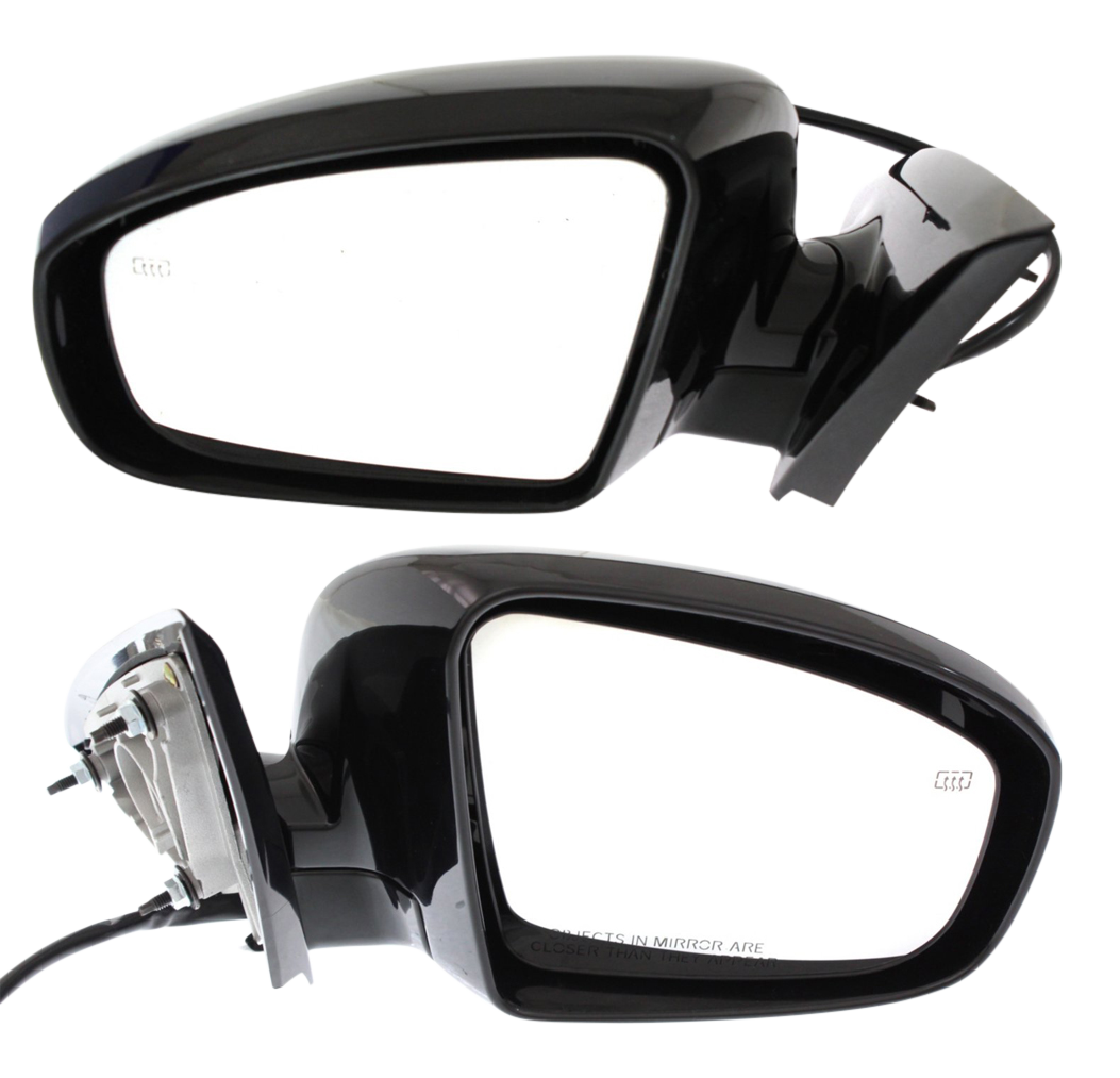 AM QX60-14-15 MIRROR RH AND LH Power Power Folding Heated Paintable w Memory w o Around View Monitor From 8-13 Exc. Hybrid Model SKU SET IN03ER Partslink IN1320134 IN1321134 OEM 963013JA9C PFM 963023JA9C PFM