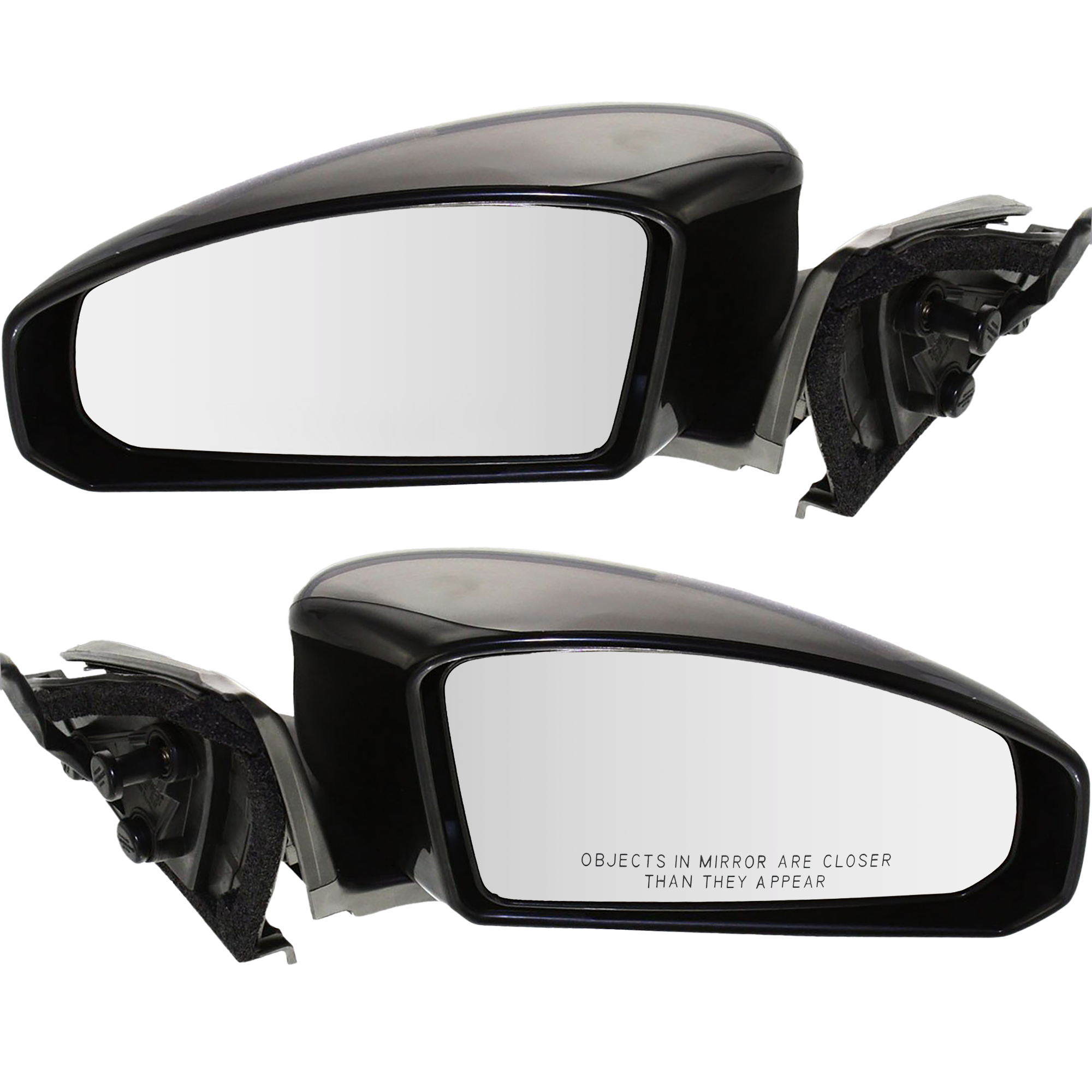 AM G35-03-07 MIRROR RH AND LH Power Non Heated Manual Folding Paintable Coupe Base Model SKU SET IN12ER Partslink IN1320106 IN1321106 OEM K6301AM805 K6302AM805