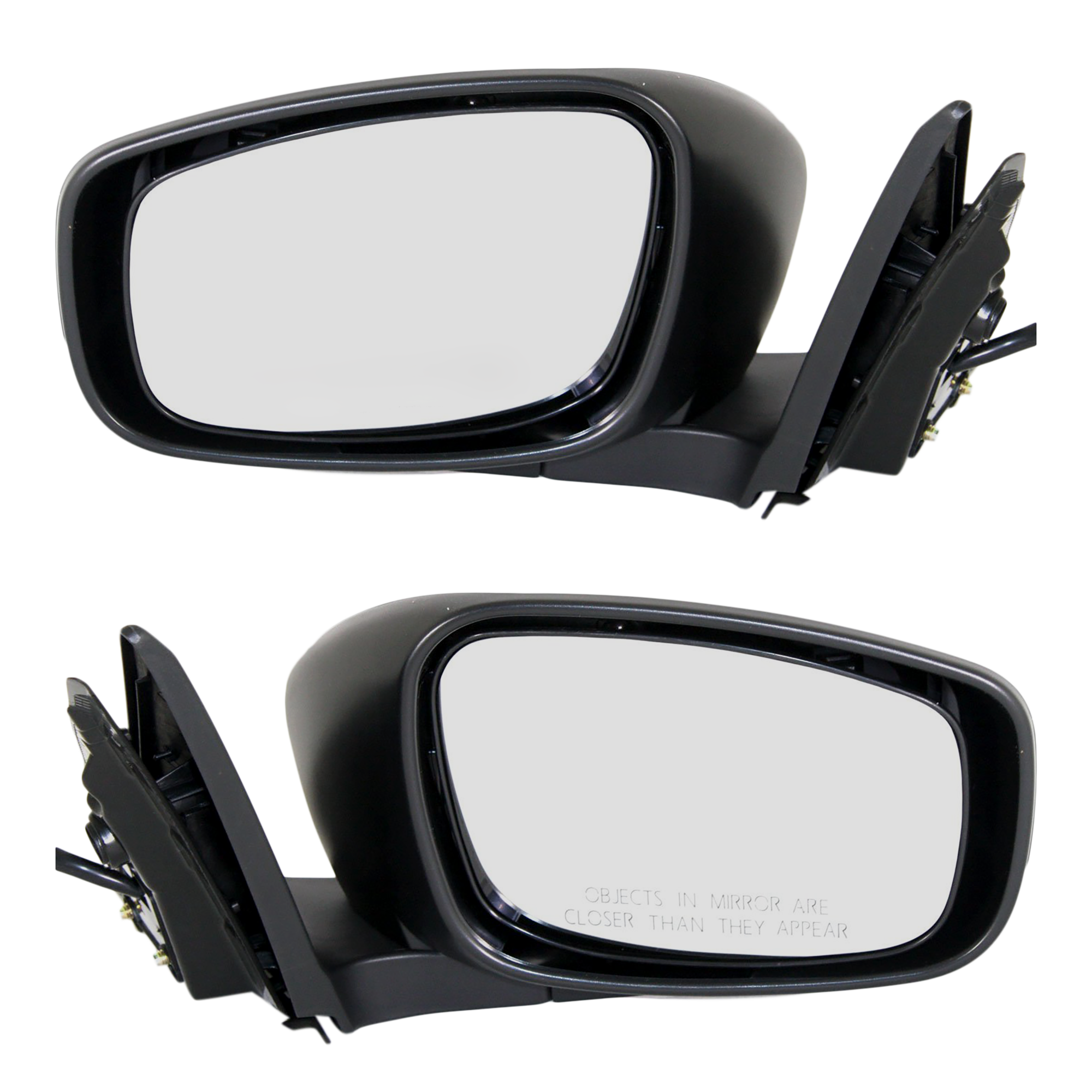 AM G37-08-13 MIRROR RH AND LH Power Heated Manual Folding Paintable Convertible 09-09 w o Premium Package Coupe SKU SET IN22ER Partslink IN1320113 IN1321113 OEM 96301JK60B PFM 96302JK60B PFM