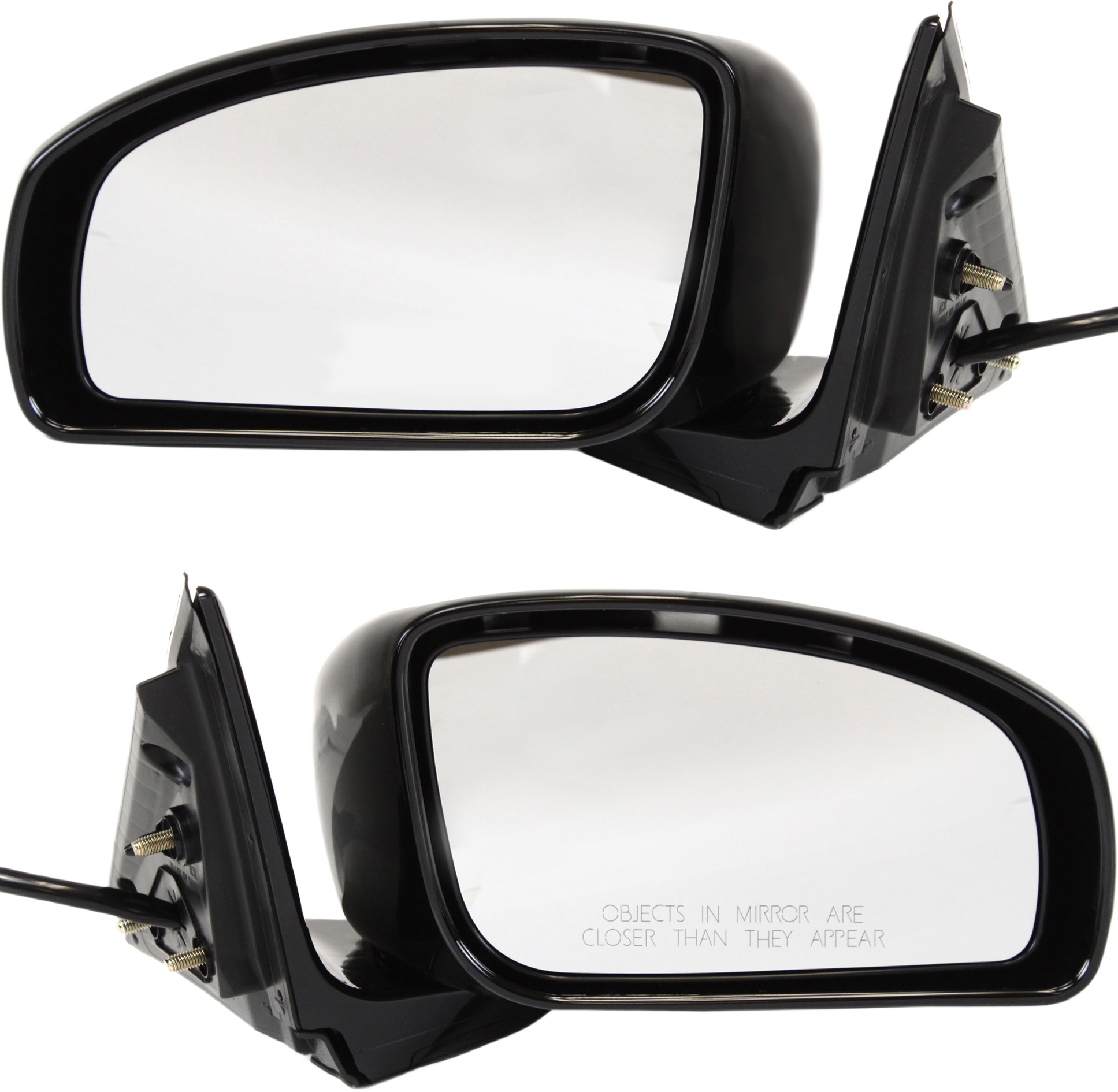 AM G35-07-08 MIRROR RH AND LH Power Non Heated Manual Folding Paintable Base Model Sedan w Sport Package w o Premium Package SKU SET IN30ER Partslink IN1320124 IN1321124 OEM 963011NA0A PFM 963021NA0A PFM
