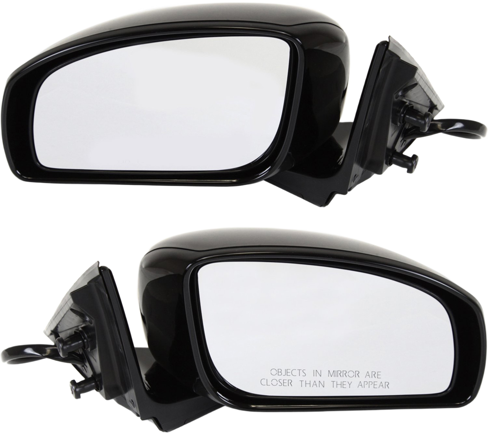 AM G35-07-08 MIRROR RH AND LH Power Heated Manual Folding Paintable Sedan w o Sport Package SKU SET IN31ER Partslink IN1320125 IN1321125 OEM 963011NA2A PFM 963021NA2A PFM
