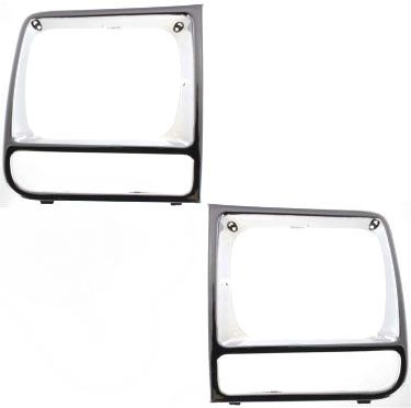 AM Headlight Door SKU SET J072901 Partslink CH2513165 CH2512165 OEM 55156030AB 55156031AB