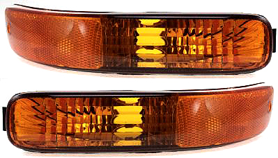 AM LIBERTY 02-04 PARK LAMP RH AND LH Lens and Housing Park Signal Side Marker Lamp SKU SET J106301 Partslink CH2521139 CH2520139 OEM 55155910AC 55155911AC