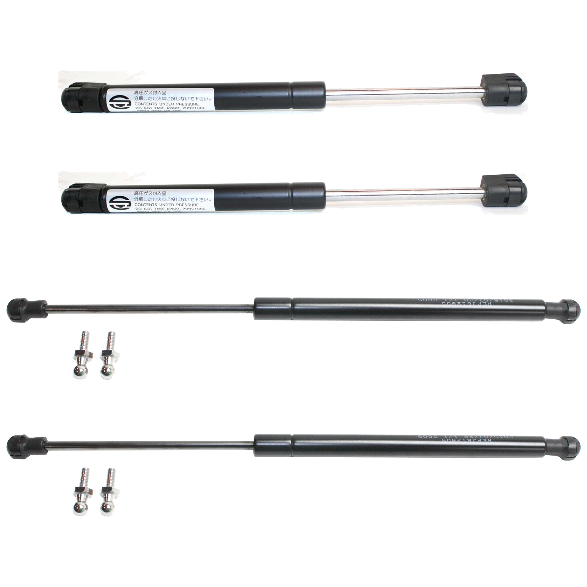 AM GRAND CHEROKEE 99-04 BACK GLASS LIFTGATE TRUNK LIFT SUPPORT RH AND LH SKU SET J131701-4 Partslink CH1237102 OEM 55136764AA 55136965AA