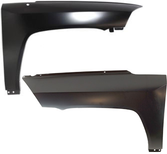AM COMPASS 07-10 FRONT FENDER RH AND LH Primed CAPA SKU SET J220111Q Partslink CH1240253C CH1241253C OEM 5115662AC 5115663AC