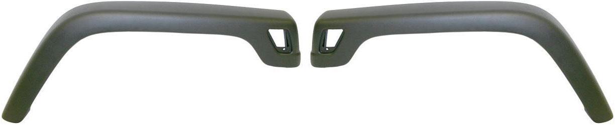 AM WRANGLER 97-06 FRONT WHEEL OPENING MOLDING RH AND LH Textured Black Except Sahara Rubicon Models SKU SET J221305 Partslink CH1269107 CH1268107 OEM 5KC26DX9AB 5KC27DX9AB