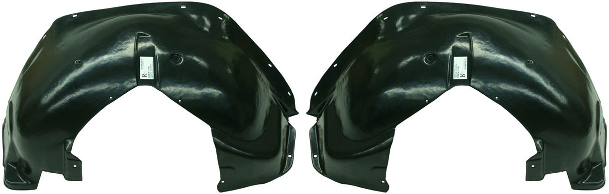 AM LIBERTY 05-07 FRONT FENDER LINER RH AND LH SKU SET J222113 Partslink CH1249128 CH1248128 OEM 55156790AD 55157144AD 55156791