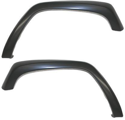 AM CHEROKEE 97-01 FRONT WHEEL OPENING MOLDING RH AND LH OE Style Primed Classic Country Models w Country Package SKU SET J222705P Partslink CH1268104 CH1269104 OEM 5FW70TZZAD 5FW71DX8AD