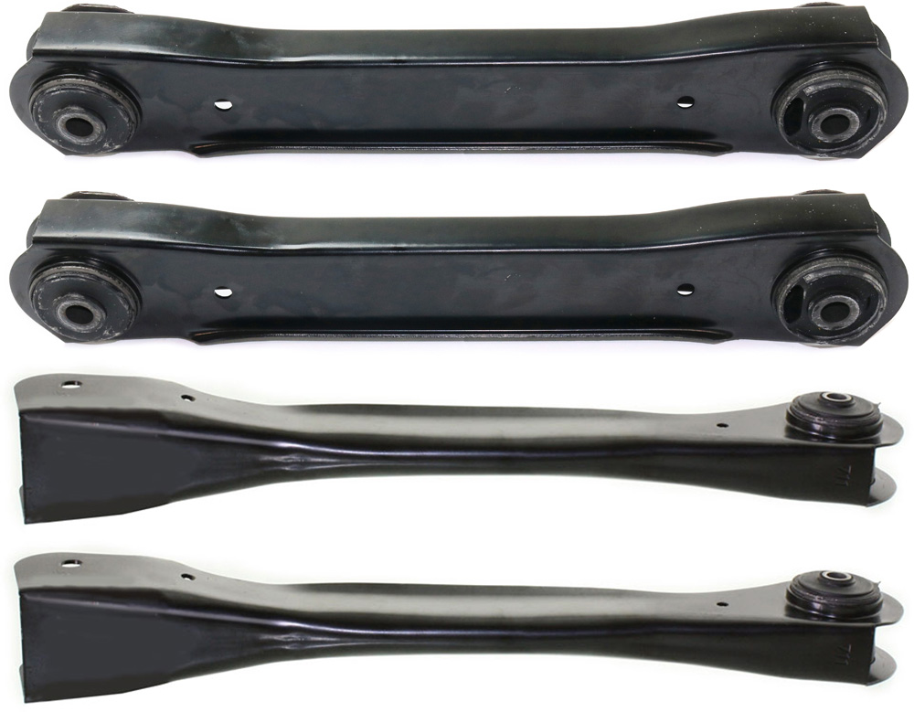 AM GRAND CHEROKEE 93-93 FRONT CONTROL ARM RH AND LH Upper and Lower Set of 4 without Ball Joint with Bushing SKU SET J281502-4 OEM 52087711-5134991AA 52000213-52
