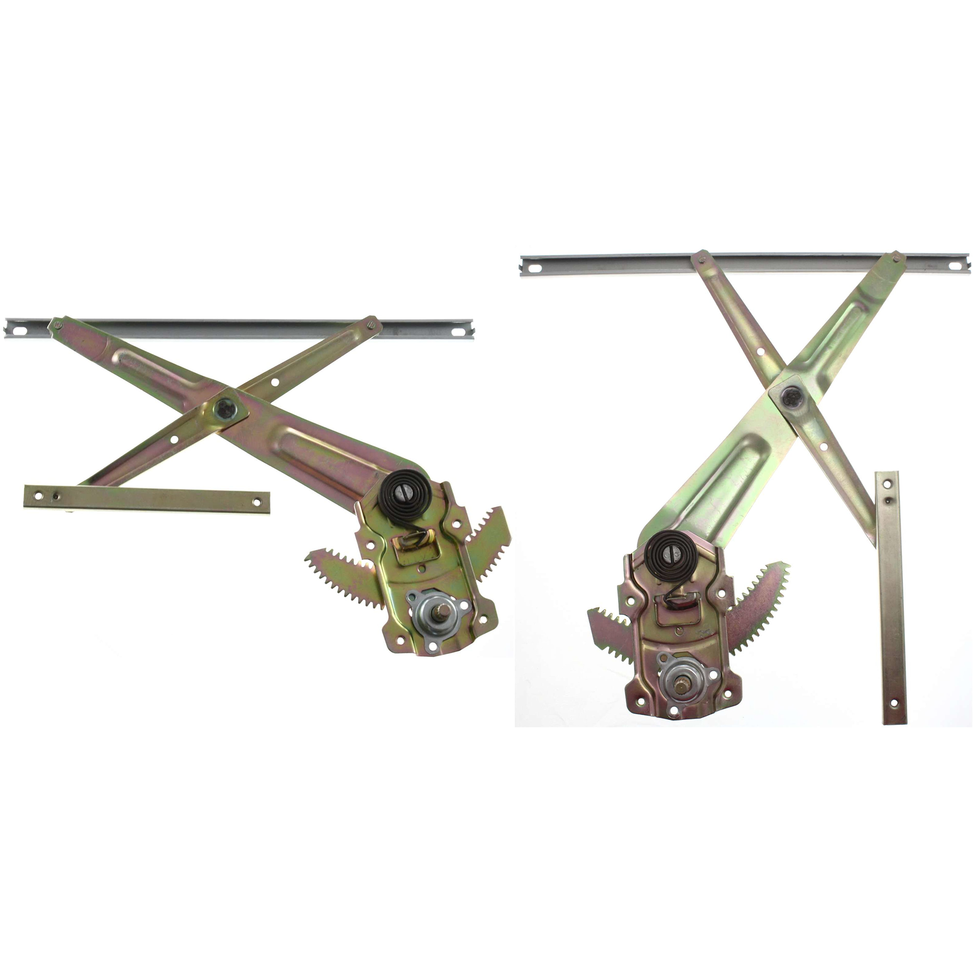 AM 4RUNNER 84-89 PICKUP 84-88 FRONT WINDOW REGULATOR RH AND LH Manual Manual Crank Type SKU SET J3251-1 Partslink TO1350116 TO1351116 OEM 6980189107-6980289107
