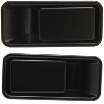 AM WRANGLER 87-06 TJ 97-06 FRONT EXTERIOR DOOR HANDLE RH AND LH Half Door Type Smooth Black SKU SET J462111 Partslink CH1311144 CH1915113 CH1310144 OEM 55176548AB 55176547AB 55176549