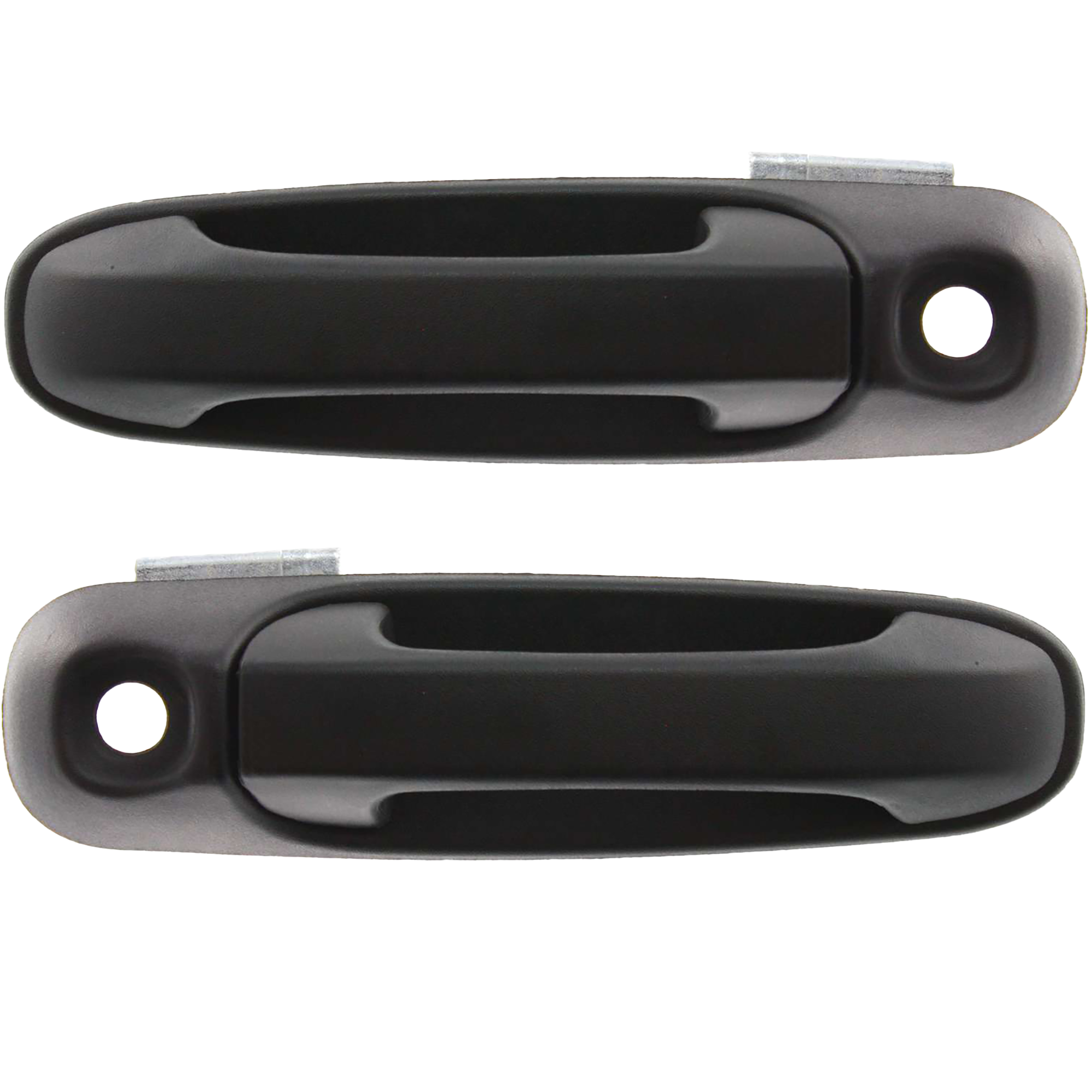 AM GRAND CHEROKEE 99-04 LIBERTY 02-07 FRONT AND REAR DOOR HANDLE RH and LH Textured Black Plastic Outside SKU SET J462119 Partslink CH1311118 CH1310115 OEM 55360332AF 55136351AD