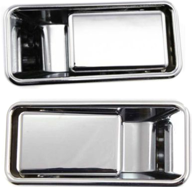 AM WRANGLER 99-06 EXTERIOR DOOR HANDLE Front RH and LH Chrome Half Door Type SKU SET J462125 OEM 55176548AB PFM 55176549AB PFM
