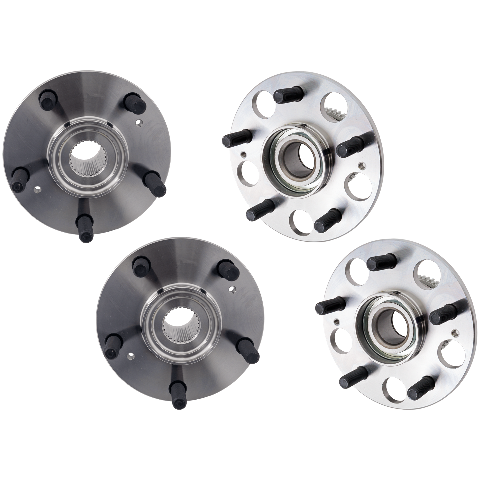 AM ACCORD 98-02 TL 99-03 FRONT AND REAR HUB ASSEMBLY RH AND LH 5 Studs SKU SET J512179-4 OEM 102090-512179-516163-712179-73