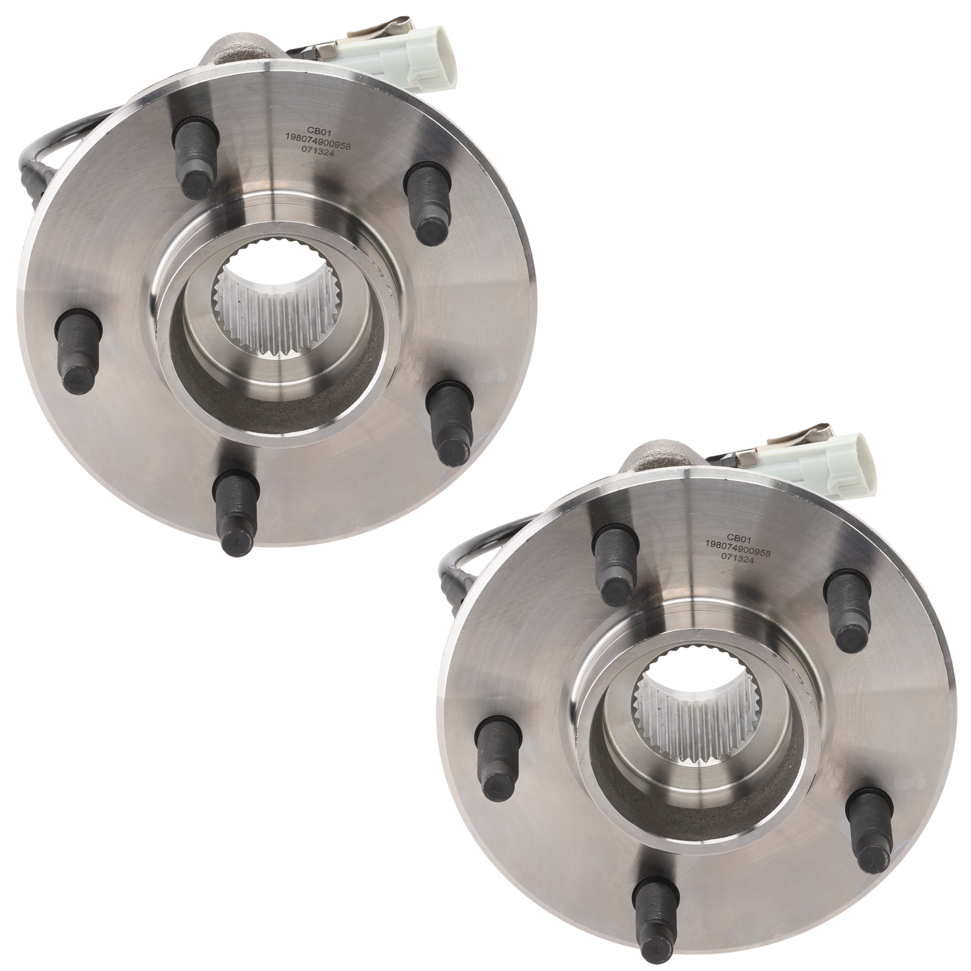 AM VUE 02-07 EQUINOX 05-06 TORRENT 06-06 FRONT HUB ASSEMBLY RH AND LH SKU SET J513189-2 OEM 10359823
