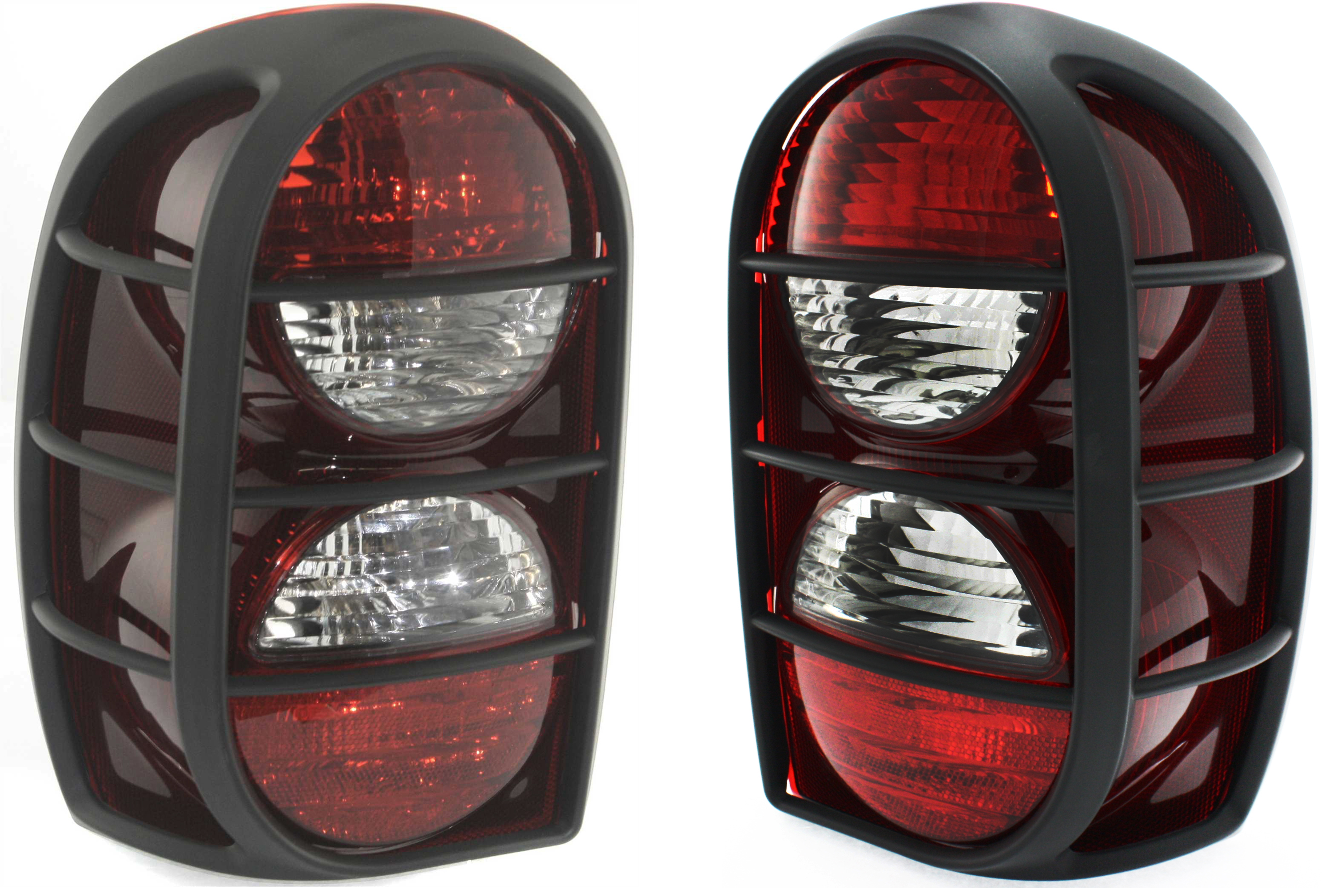 AM LIBERTY 05-06 TAIL LAMP RH AND LH Lens and Housing w Air Dam Renegade Model SKU SET J730115 Partslink CH2801160 CH2800160 OEM 5KJ40RXFAE 5KJ41RXFAE