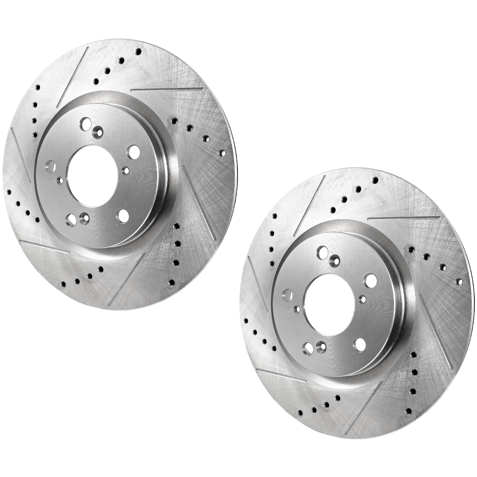 AM TL 09-14 ODYSSEY 11-14 FRONT BRAKE DISC RH AND LH Drilled and Slotted SKU SET JA27110001DRS2 OEM 31538-44697-0833635-900832-600
