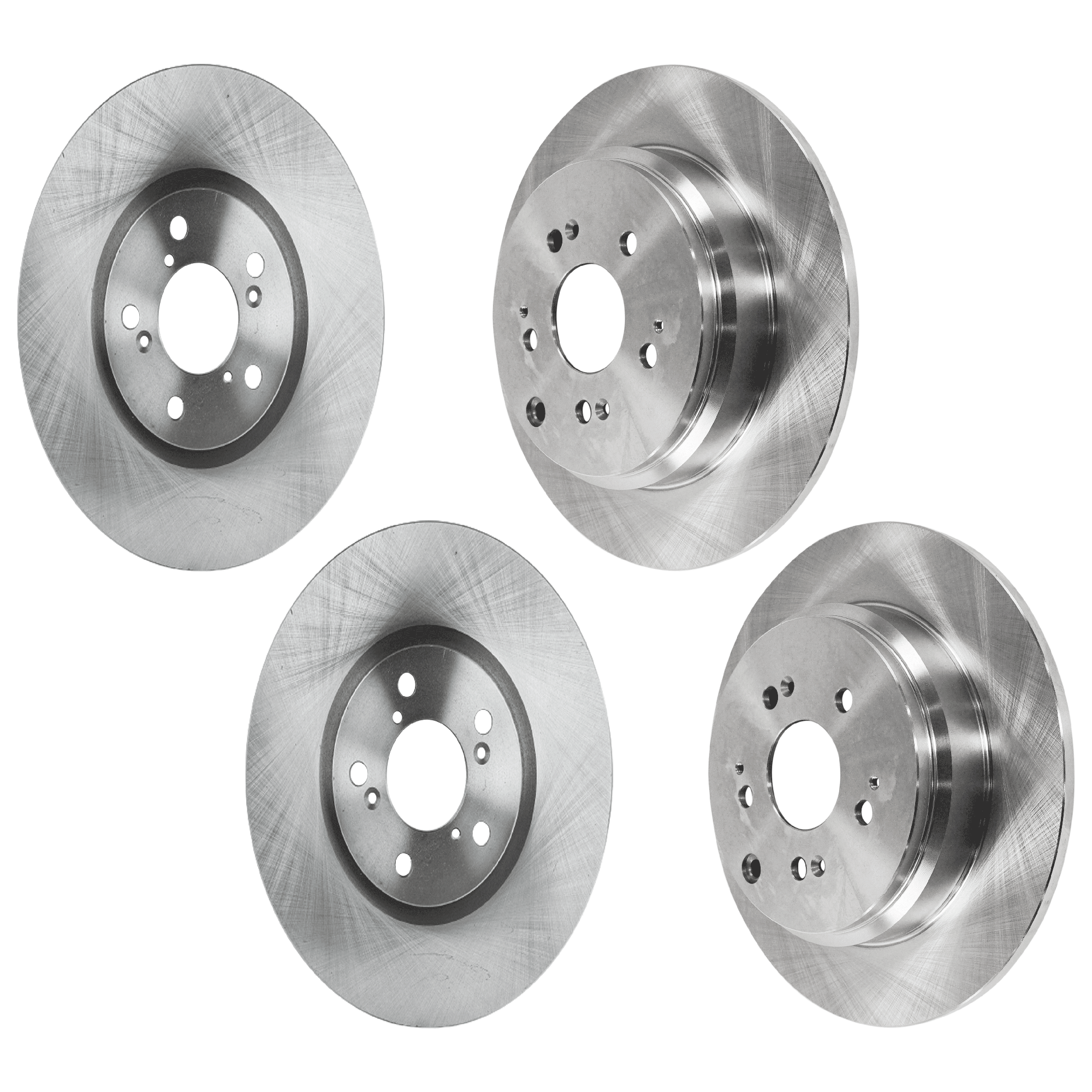 AM MDX 07-13 PILOT 09-15 FRONT AND REAR BRAKE DISC 4 Wheel Set SKU SET JA27110028-4 OEM 42510SZAA00-42510SZAA10-42510T