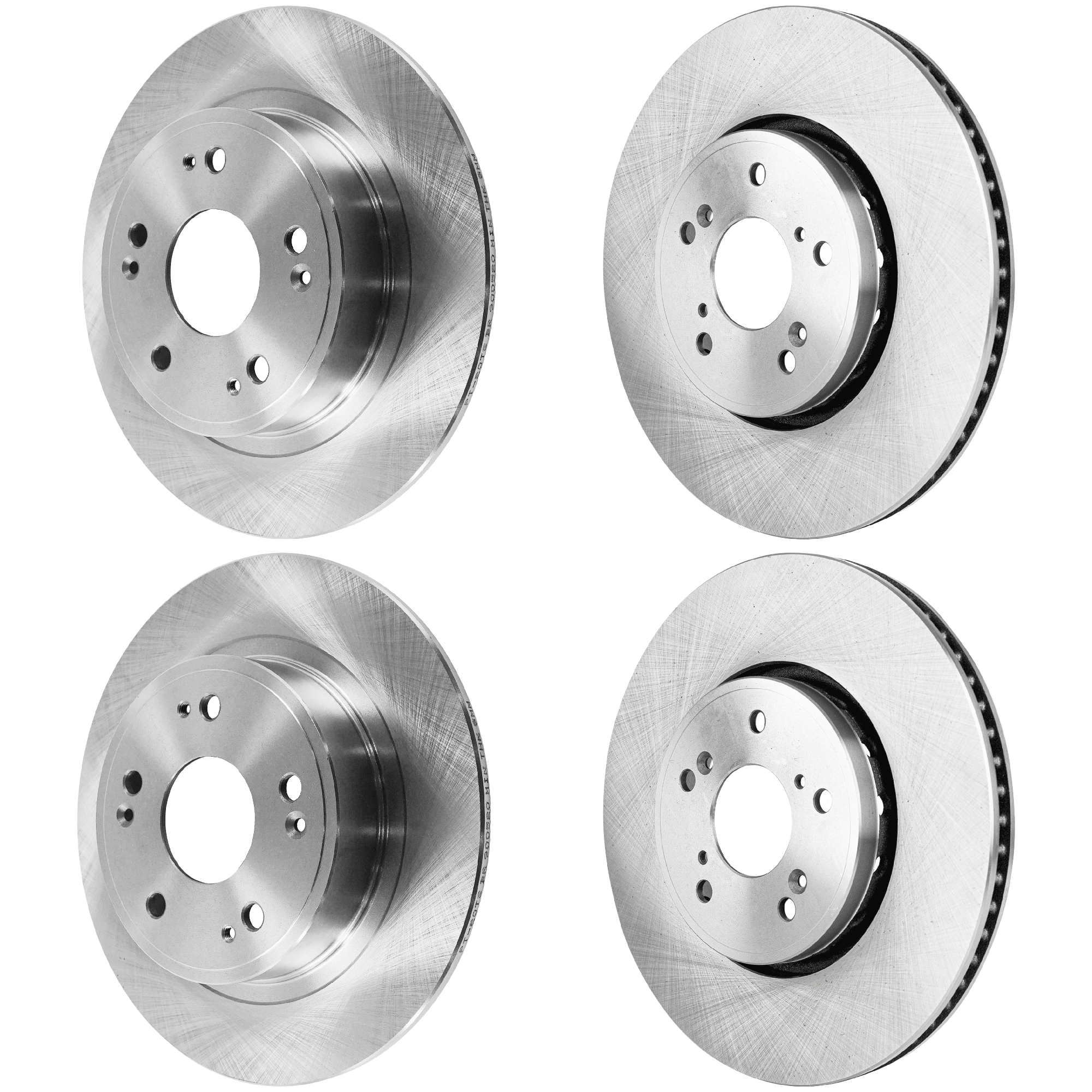 AM ILX 16-16 FRONT AND REAR BRAKE DISC 4 Wheel Set SKU SET JA27110032-4 A OEM 42510SFY000-42510TA0A00-42510T