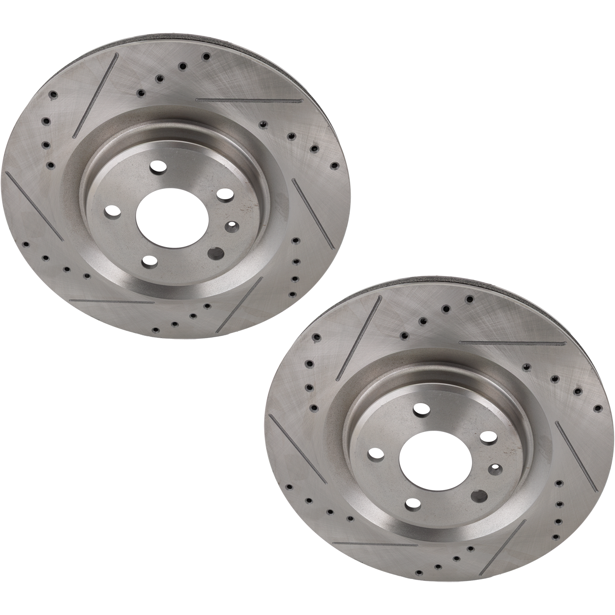 AM S4-10-19 A6 ALLROAD 20-21 REAR BRAKE DISC RH AND LH Drilled and Slotted SKU SET JA27110037DRS2 OEM 45572-850272-45572G 980881R