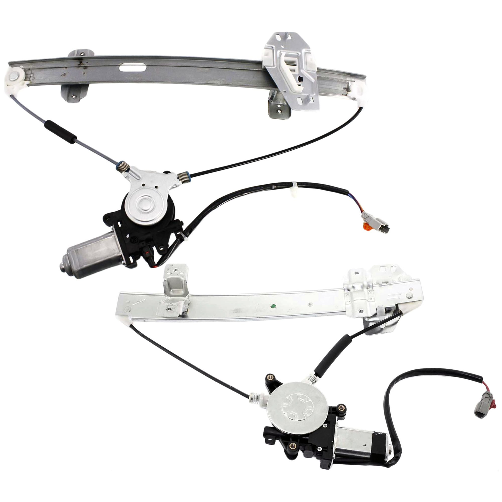 AM RL 98-01 FRONT AND REAR WINDOW REGULATOR LH Power w Motor SKU SET JA462902-2L Partslink AC1350109 AC1550100 OEM 72250SZ3A23-72750SZ3J13