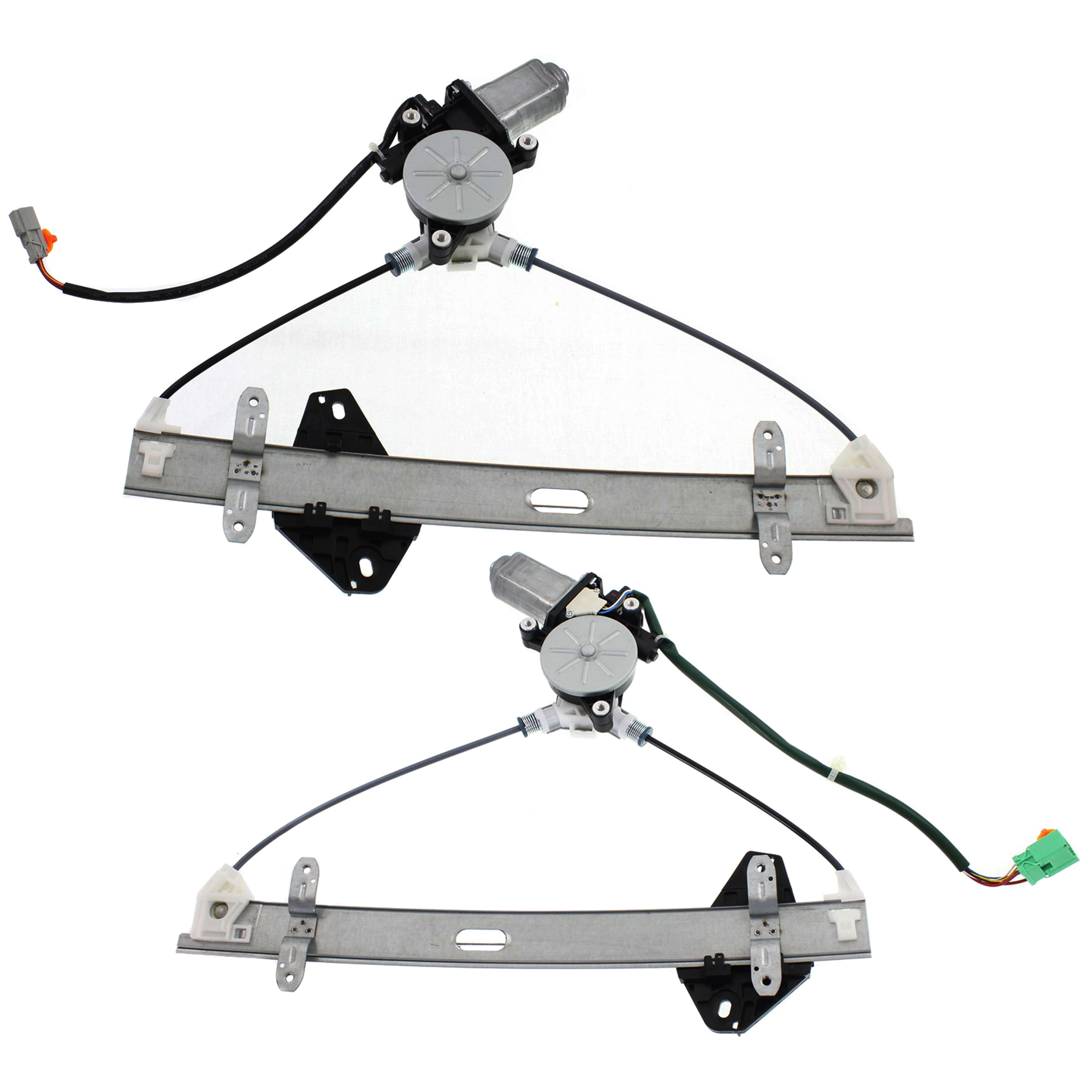 AM RSX 02-06 FRONT WINDOW REGULATOR RH AND LH Power With Motor SKU SET JA462935 Partslink AC1350117 AC1351117 OEM 72210S6MA02-72250S6MA02