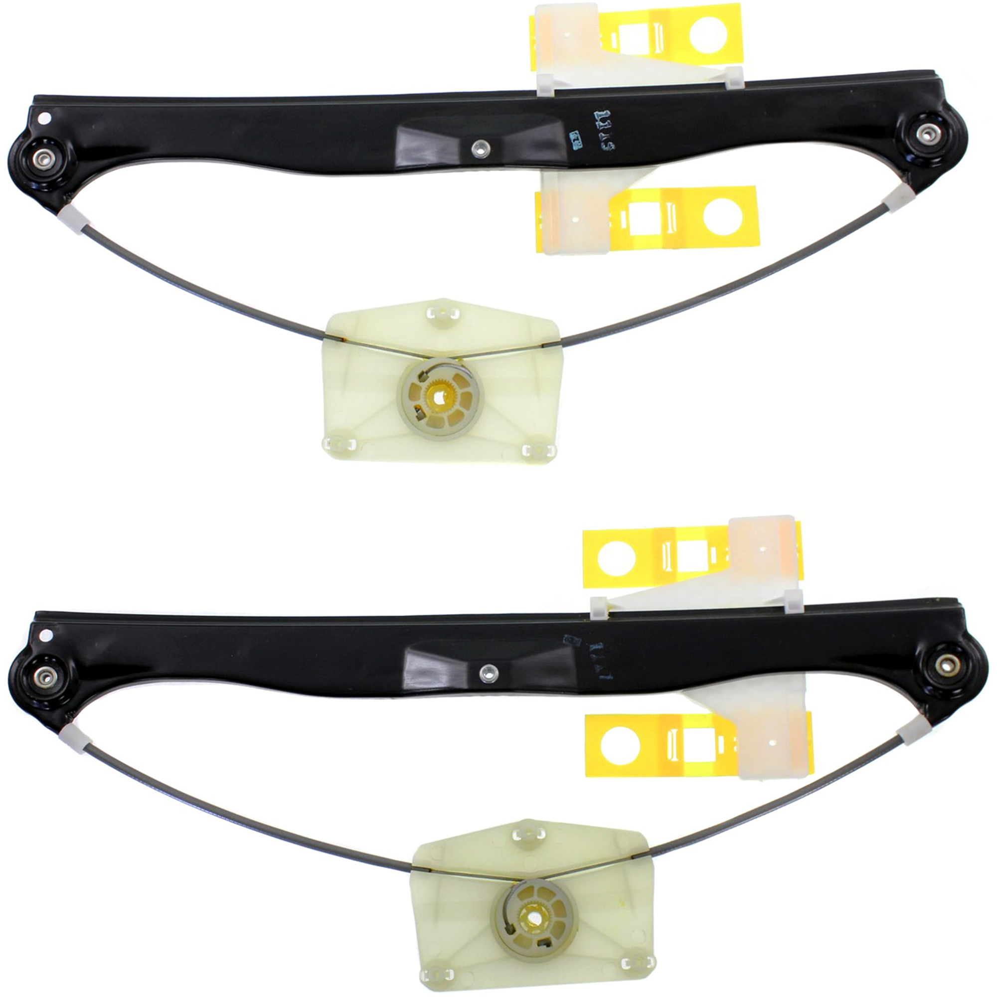 AM A3 A3 QUATTRO 06-13 REAR WINDOW REGULATOR RH AND LH Power w o Motor SKU SET JA491707 Partslink AU1550101 AU1551101 OEM 8P4839461B 8P4839462B